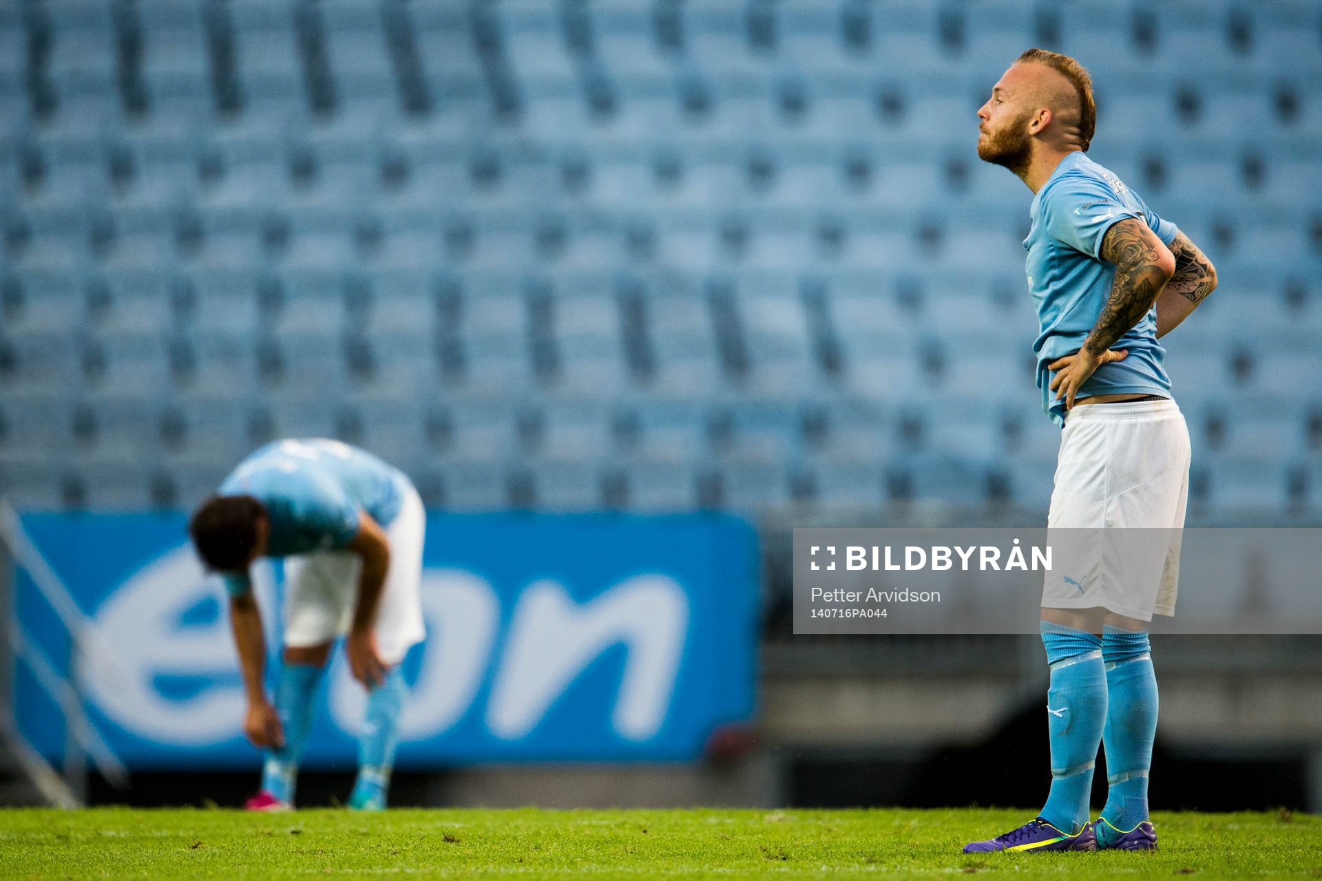 Malmö FFs Magnus Eriksson deppar