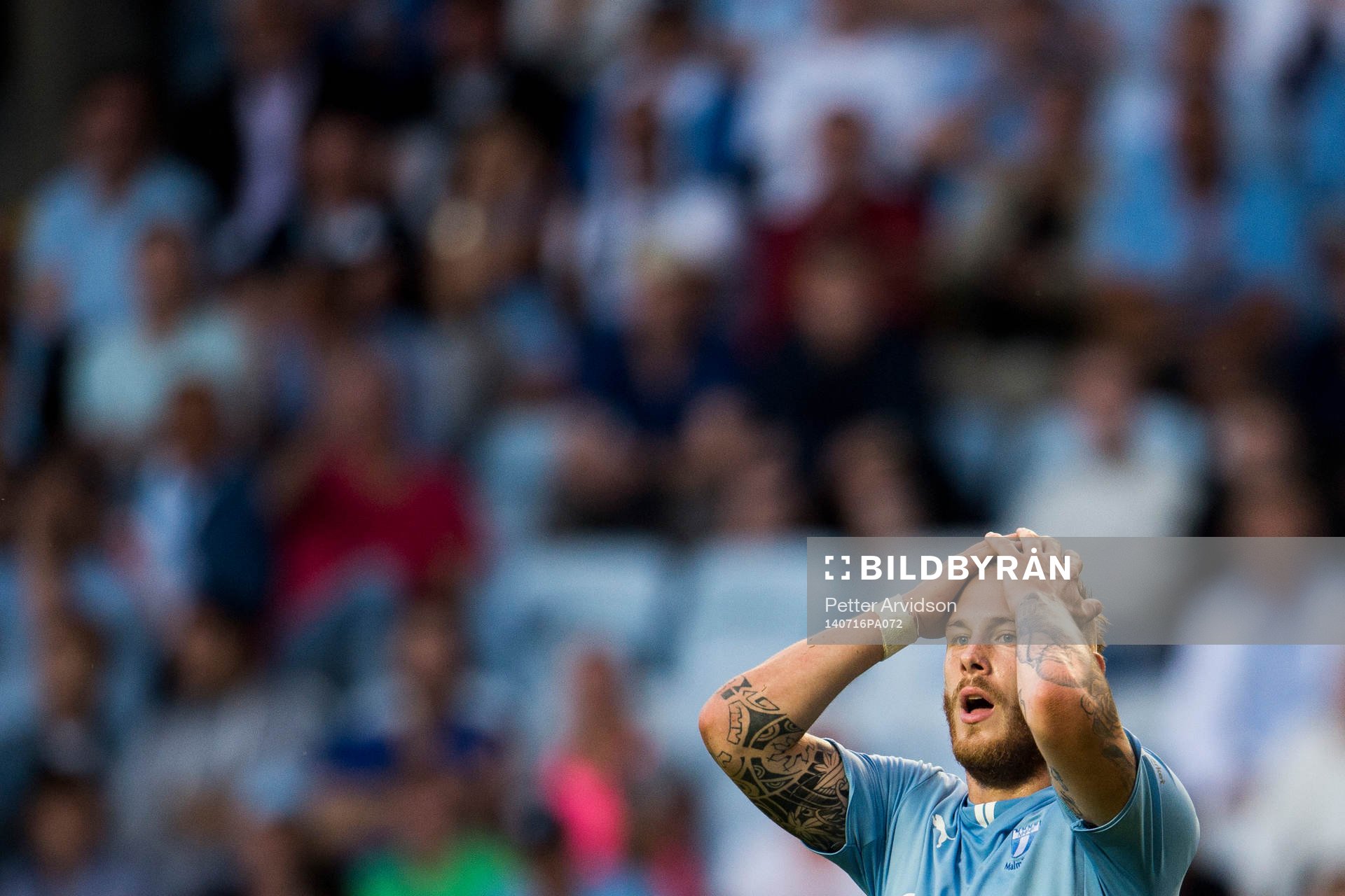 Malmö FFs Magnus Eriksson deppar