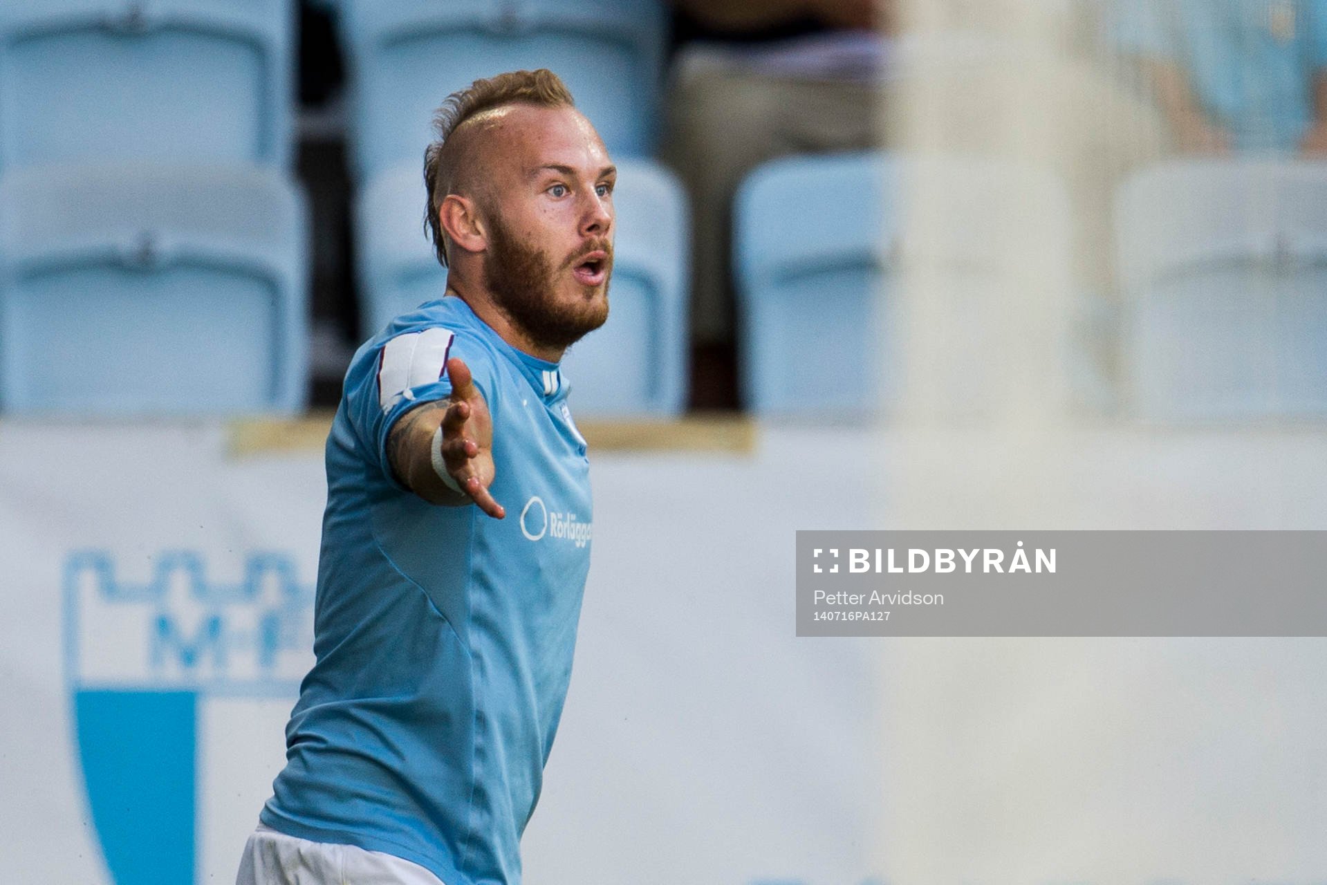 Malmö FFs Magnus Eriksson vill ha frispark
