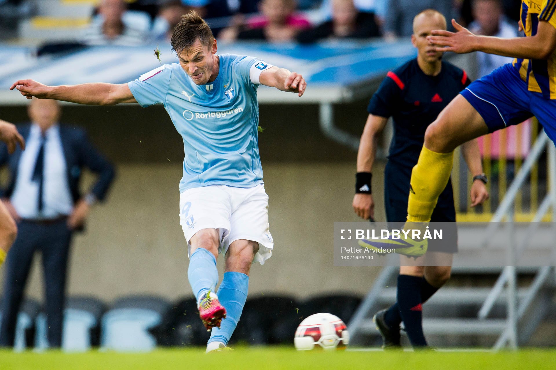 Malmö FFs Markus Rosenberg skjuter
