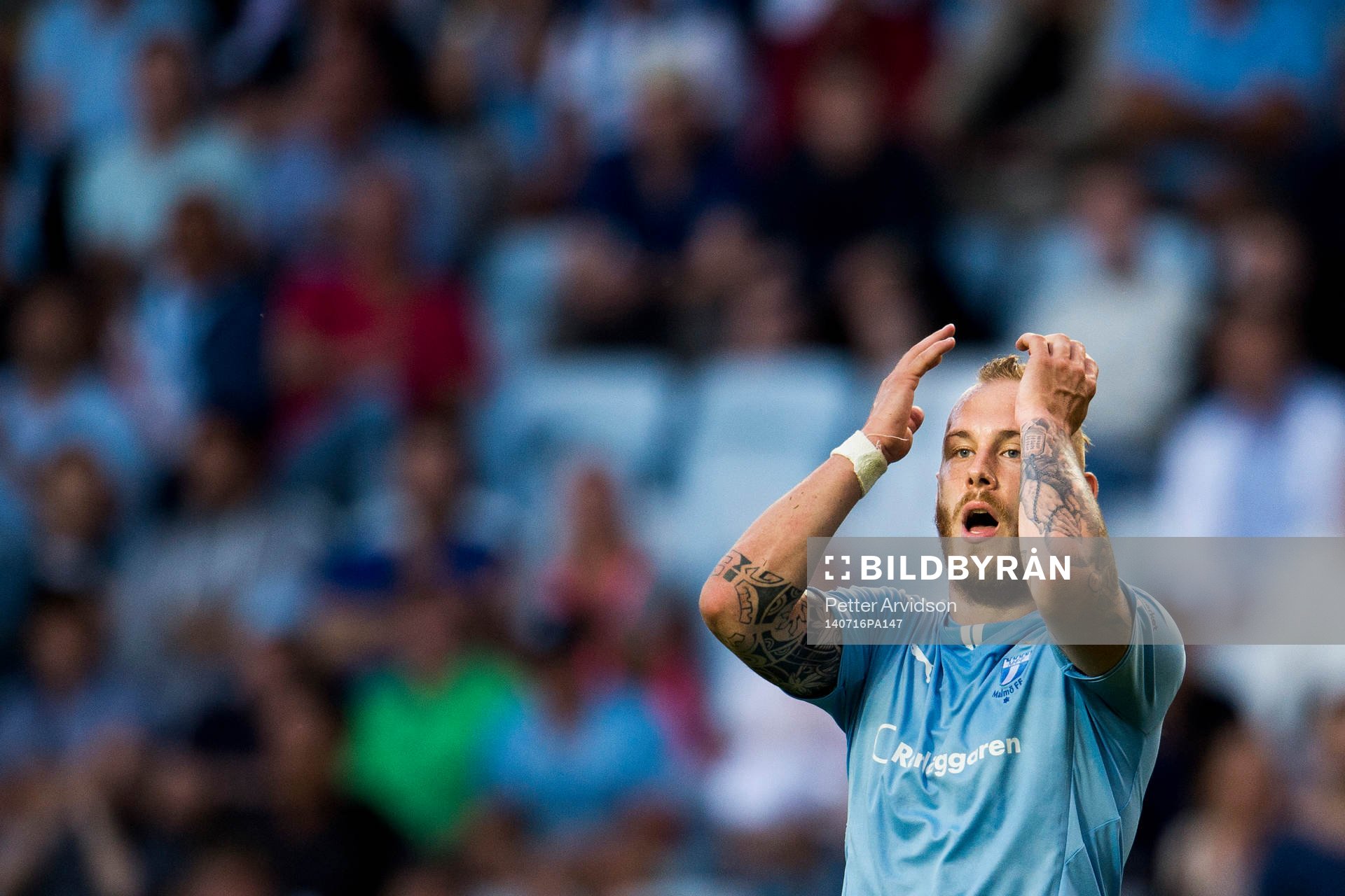 Malmö FFs Magnus Eriksson deppar