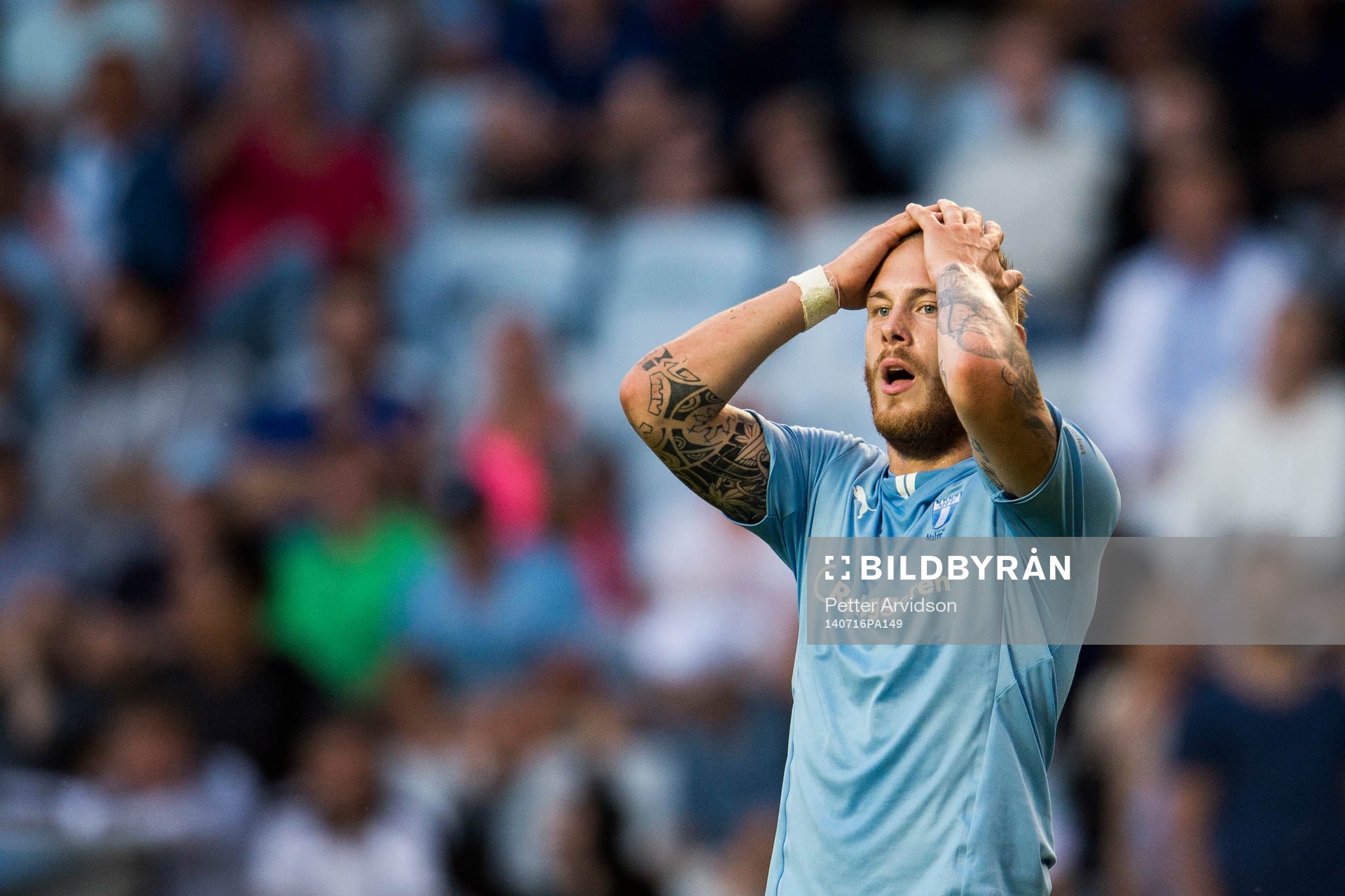 Malmö FFs Magnus Eriksson deppar