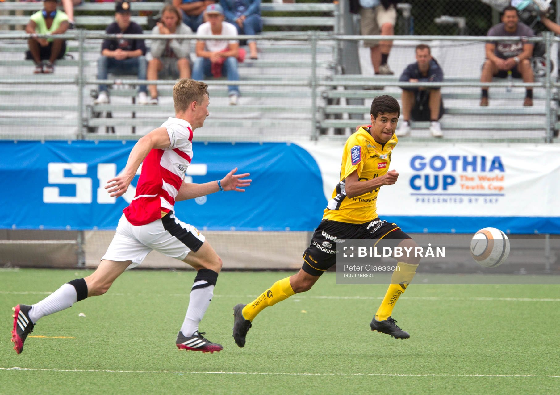 Match i Gothia Cup mellan Elfsborg och Doncaster