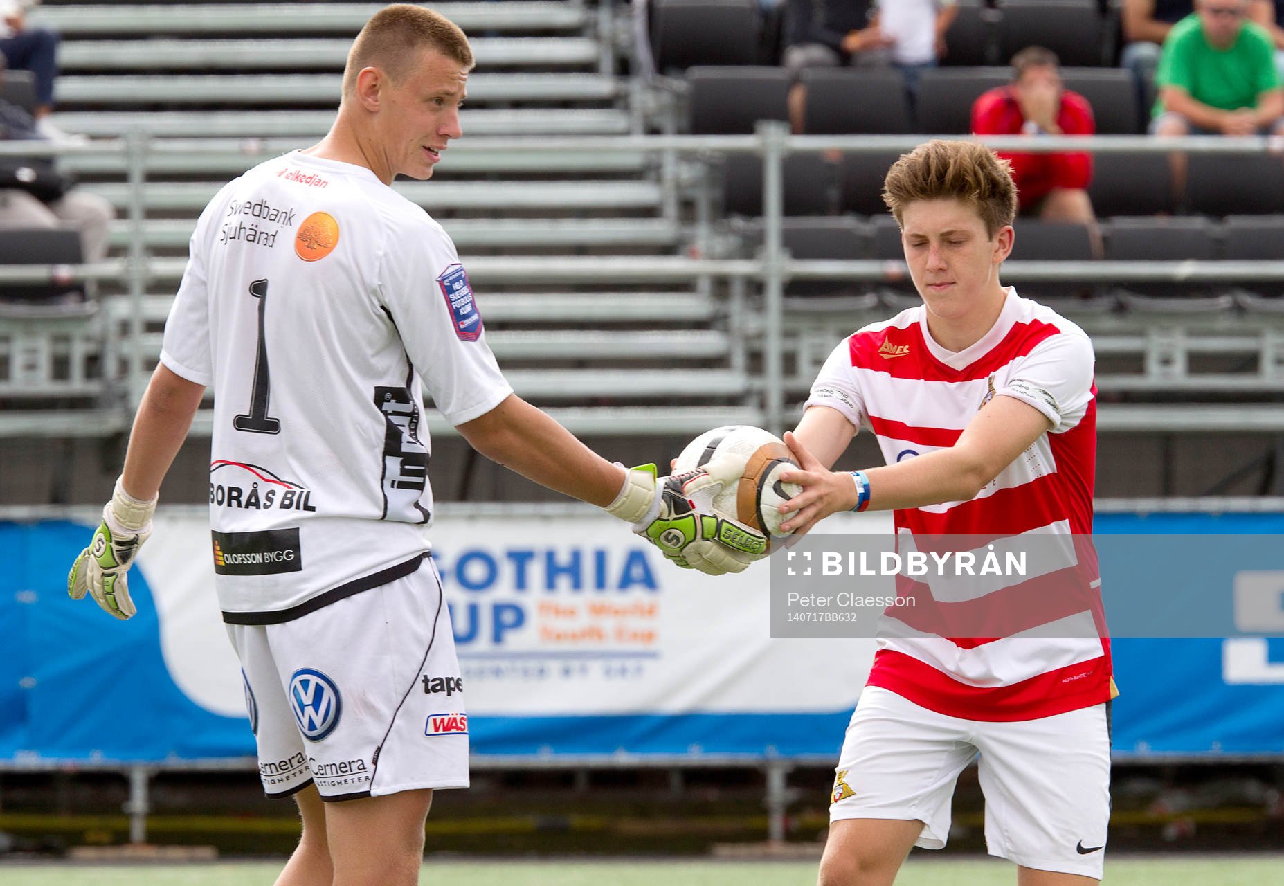 Match i Gothia Cup mellan Elfsborg och Doncaster