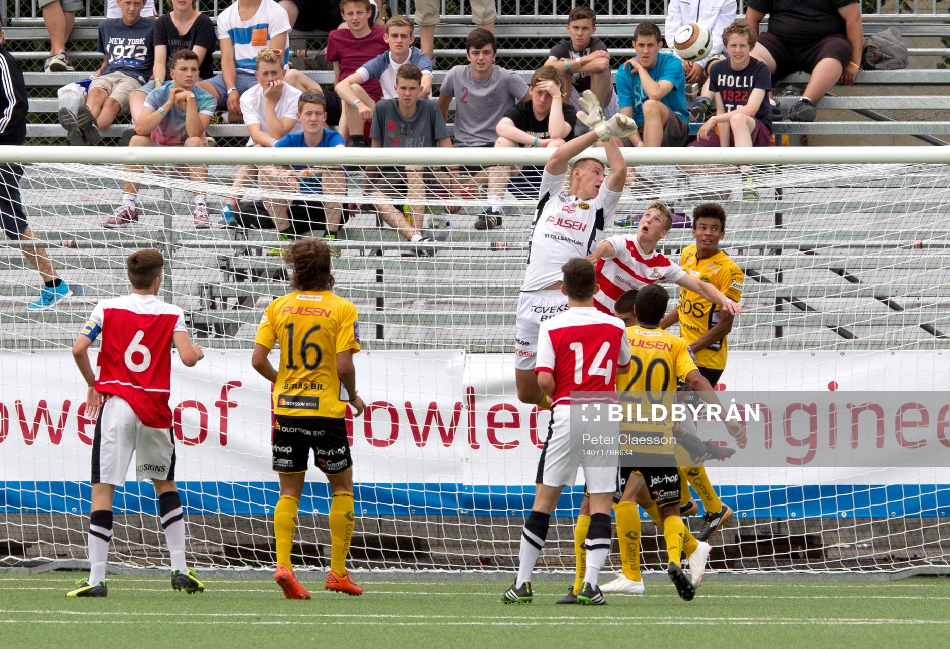 Match i Gothia Cup mellan Elfsborg och Doncaster