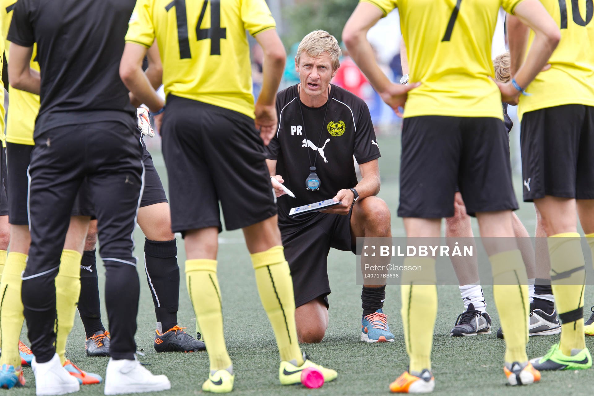 Match i Gothia Cup mellan Mjällby och Röda Stjärnan
