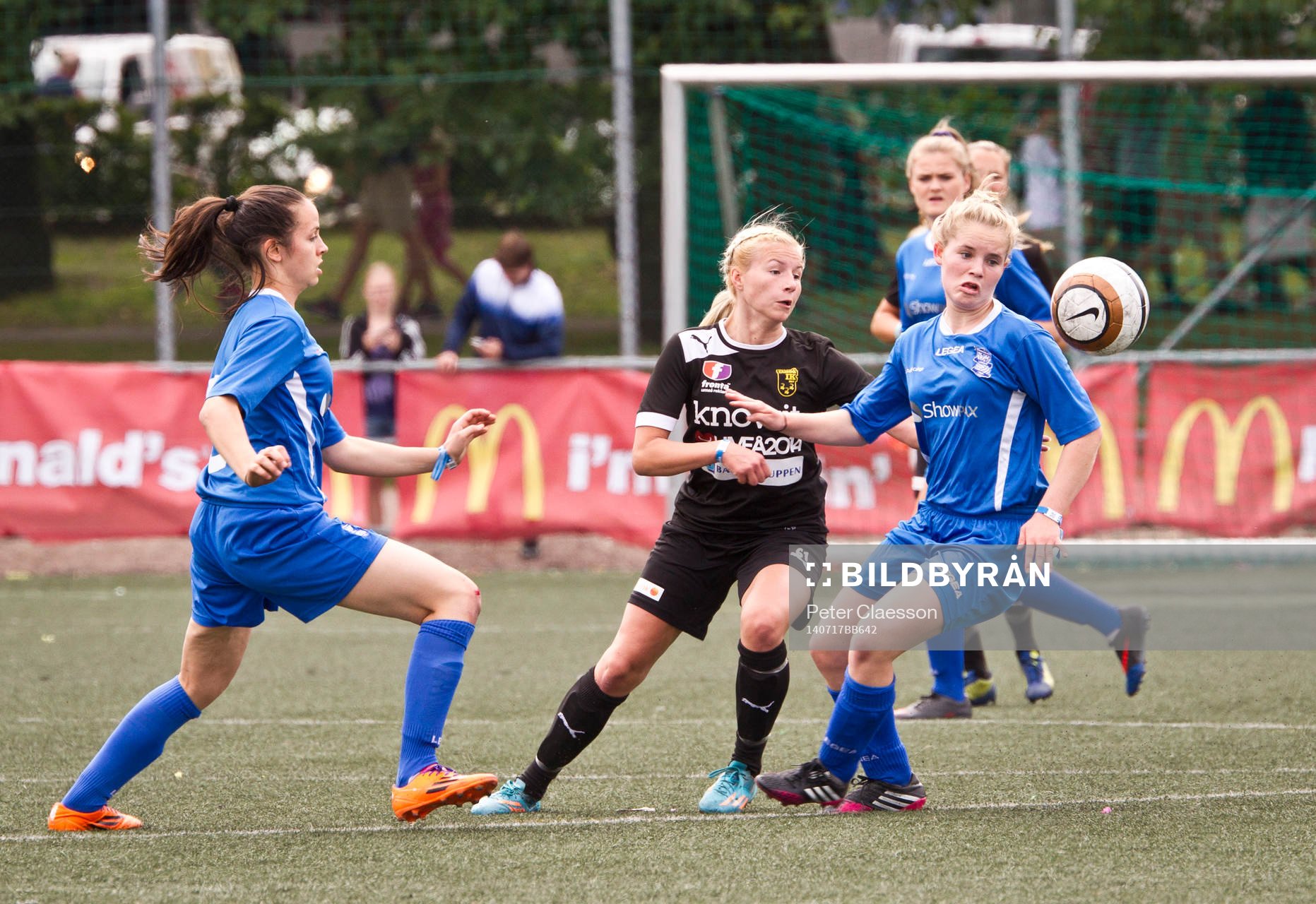 Match i Gothia Cup mellan Umeå och Birmingham