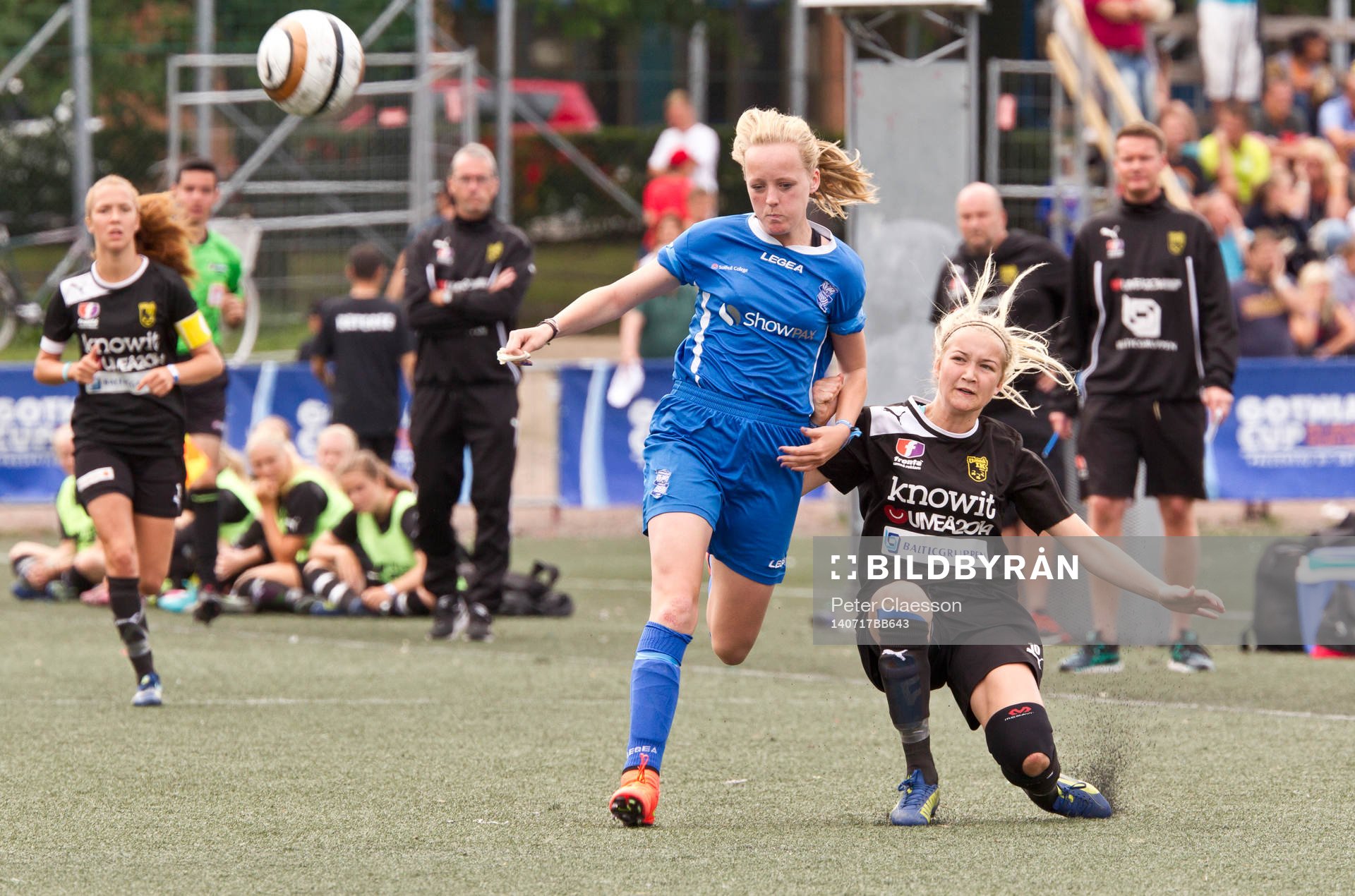 Match i Gothia Cup mellan Umeå och Birmingham
