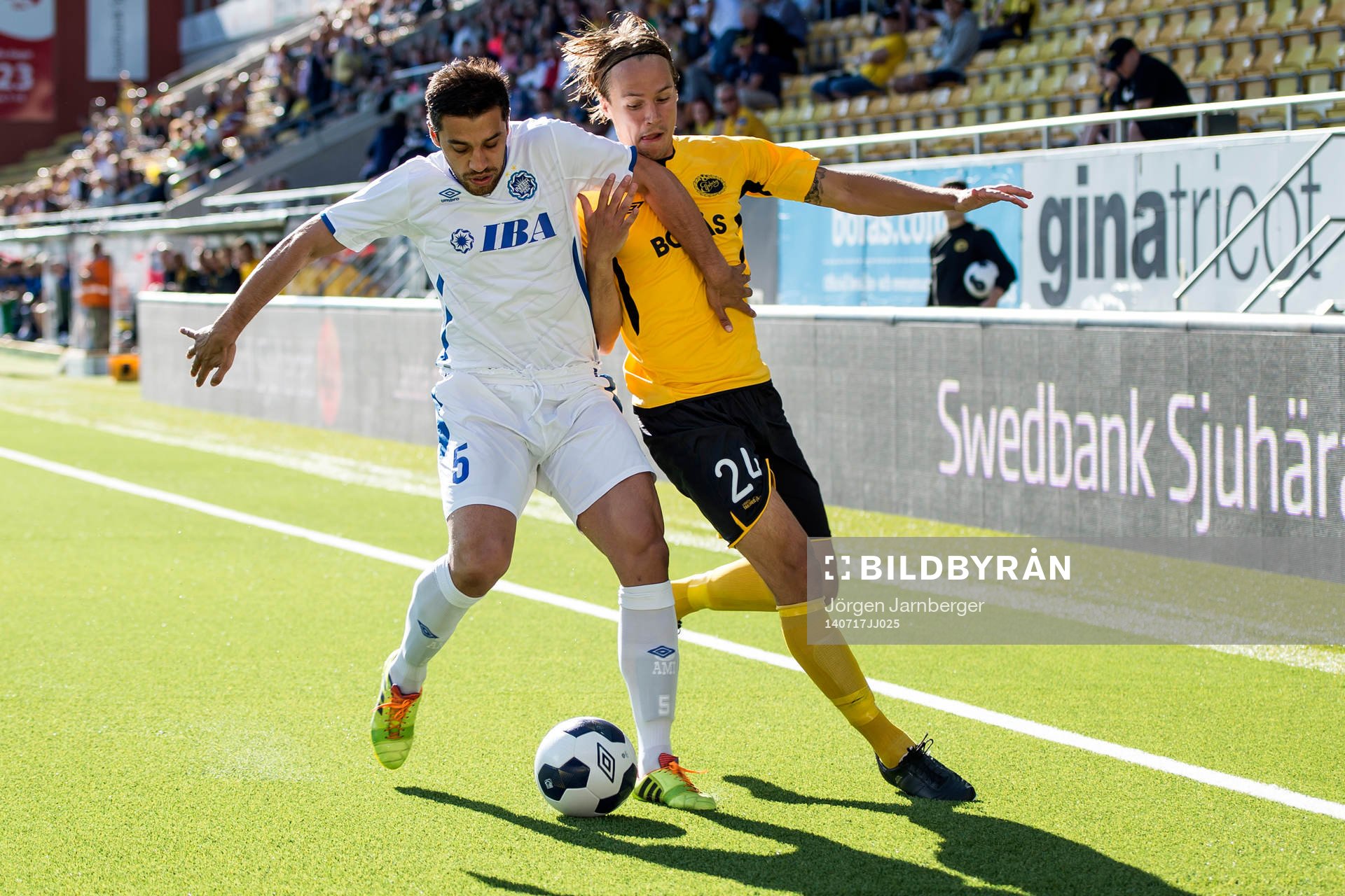 Inter Bakus Aleksandre Amisulashvili och Elfsborgs Viktor