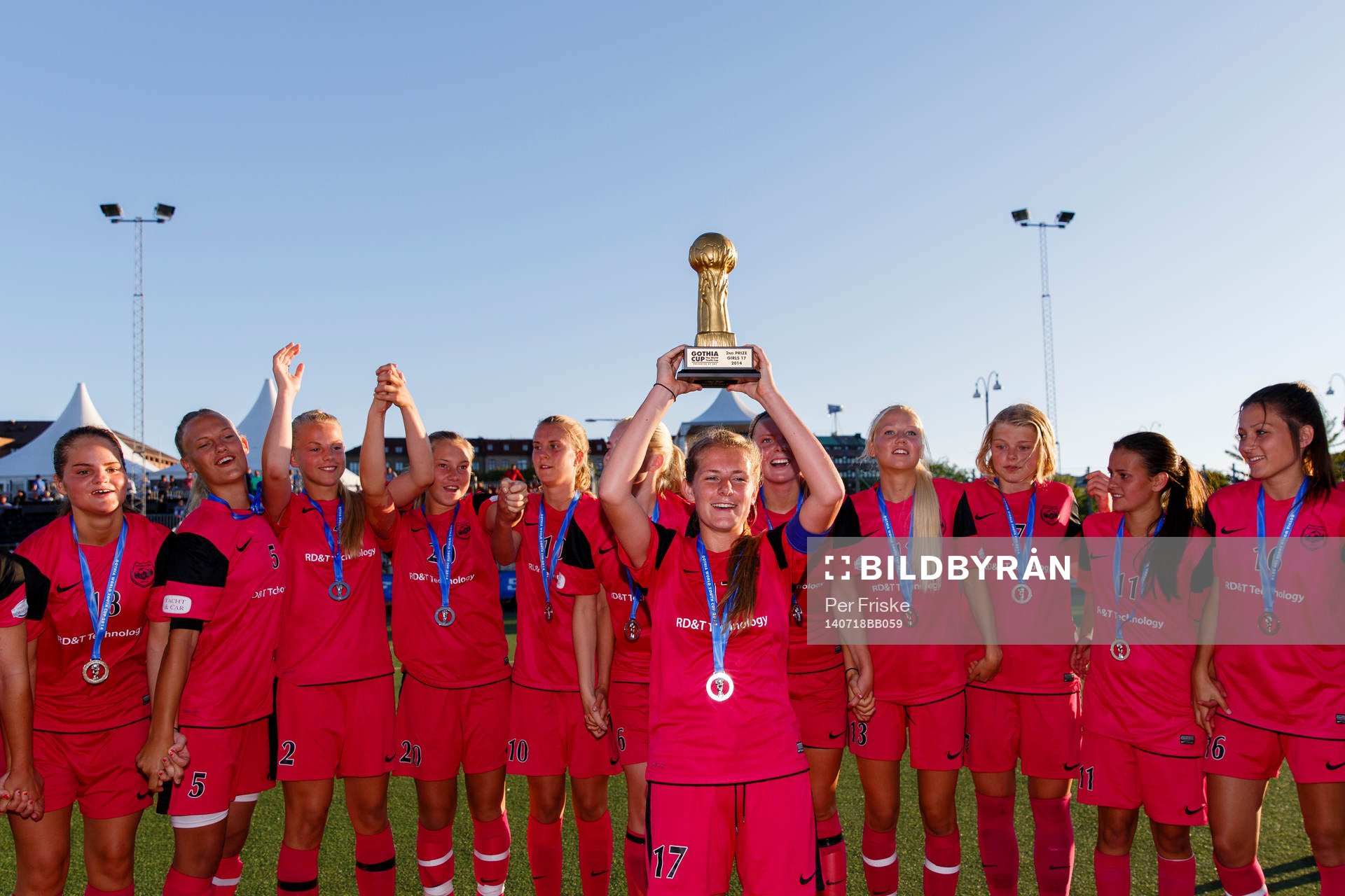 Final i G17 mellan Vaksala SK och Göteborgs DFF, Göteborg