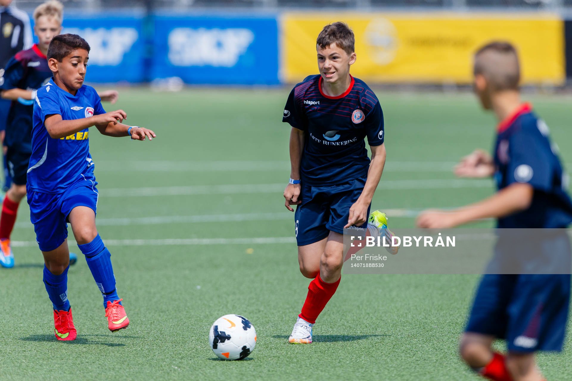 Final i B11 mellan TJK Legion Tallinn och Råslätts SK under Gothia Cup den 18 juli 2014 i Göteborg .