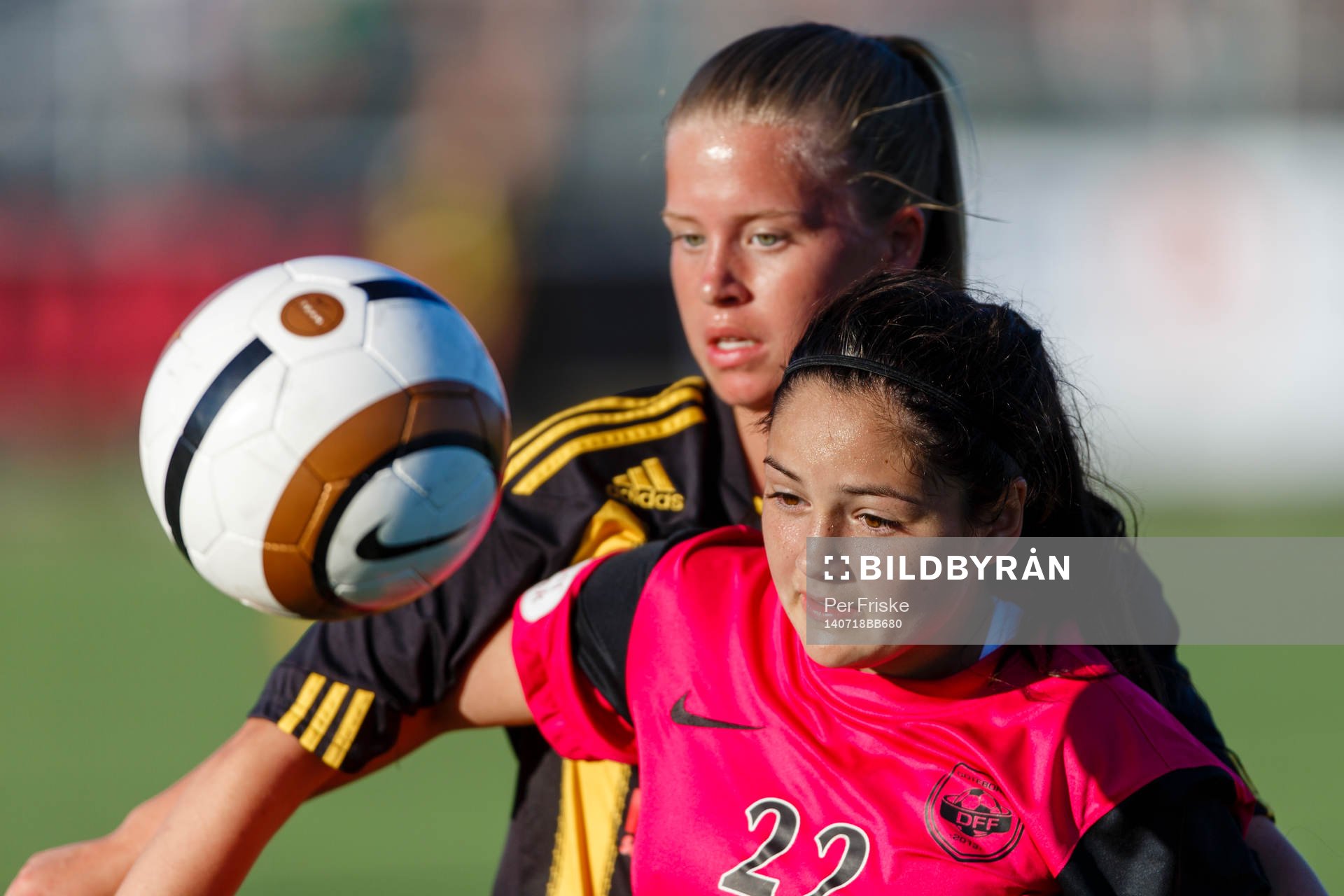 Final i G17 mellan Vaksala SK och Göteborgs DFF under Gothia Cup den 18 juli 2014 i Göteborg .