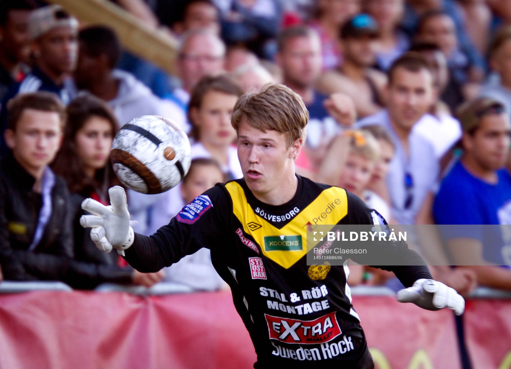 Match i Gothia Cup mellan Mjällby och Elfsborg