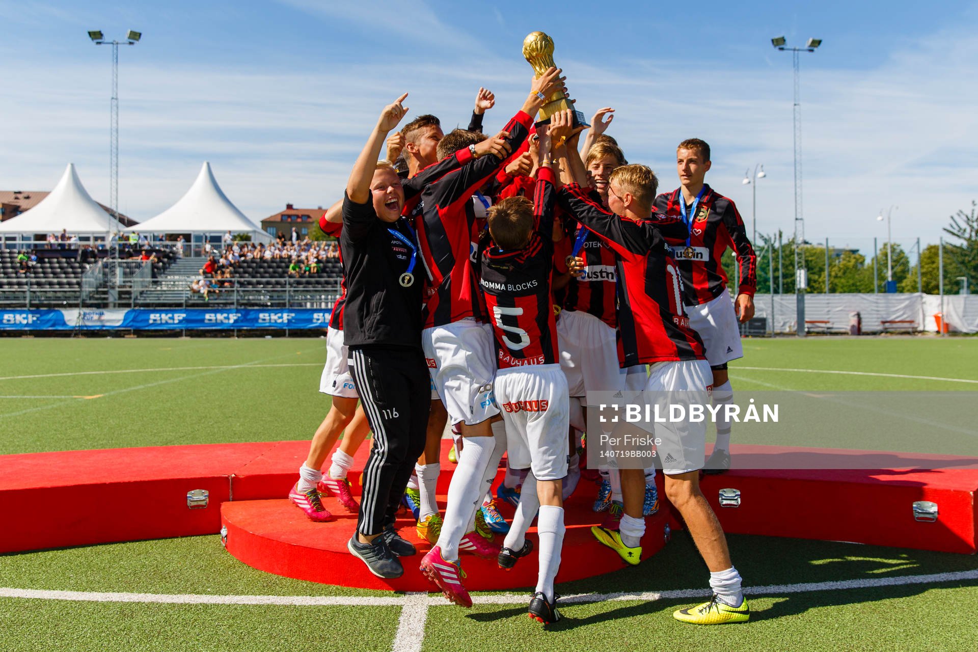 Final i B14 mellan Senlis U.S.M och IF Brommapojkarna, BP