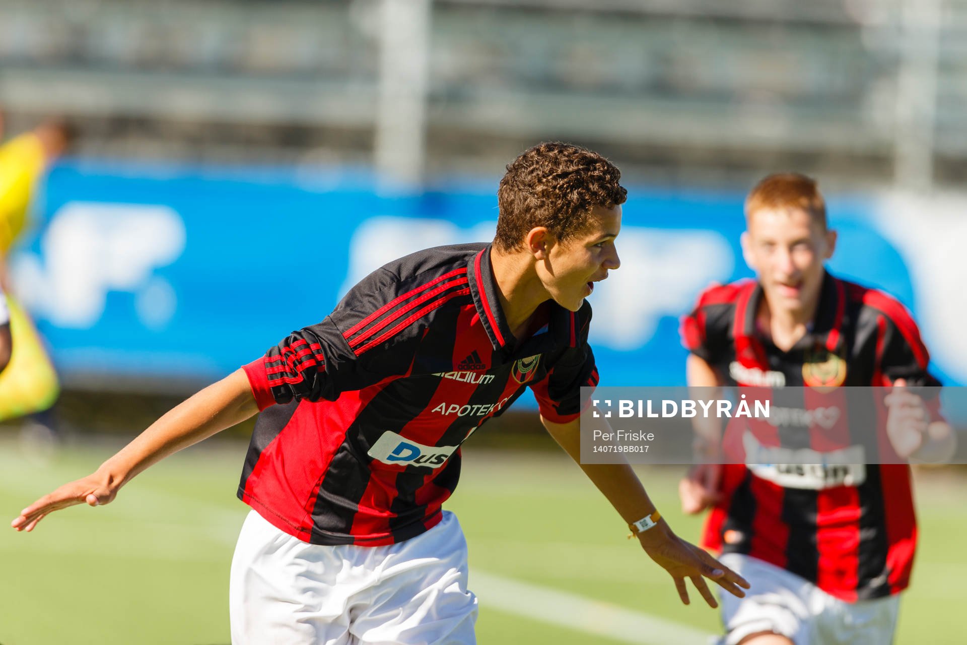 Final i B14 mellan Senlis U.S.M och IF Brommapojkarna under Gothia Cup den 19 juli 2014 i Göteborg .