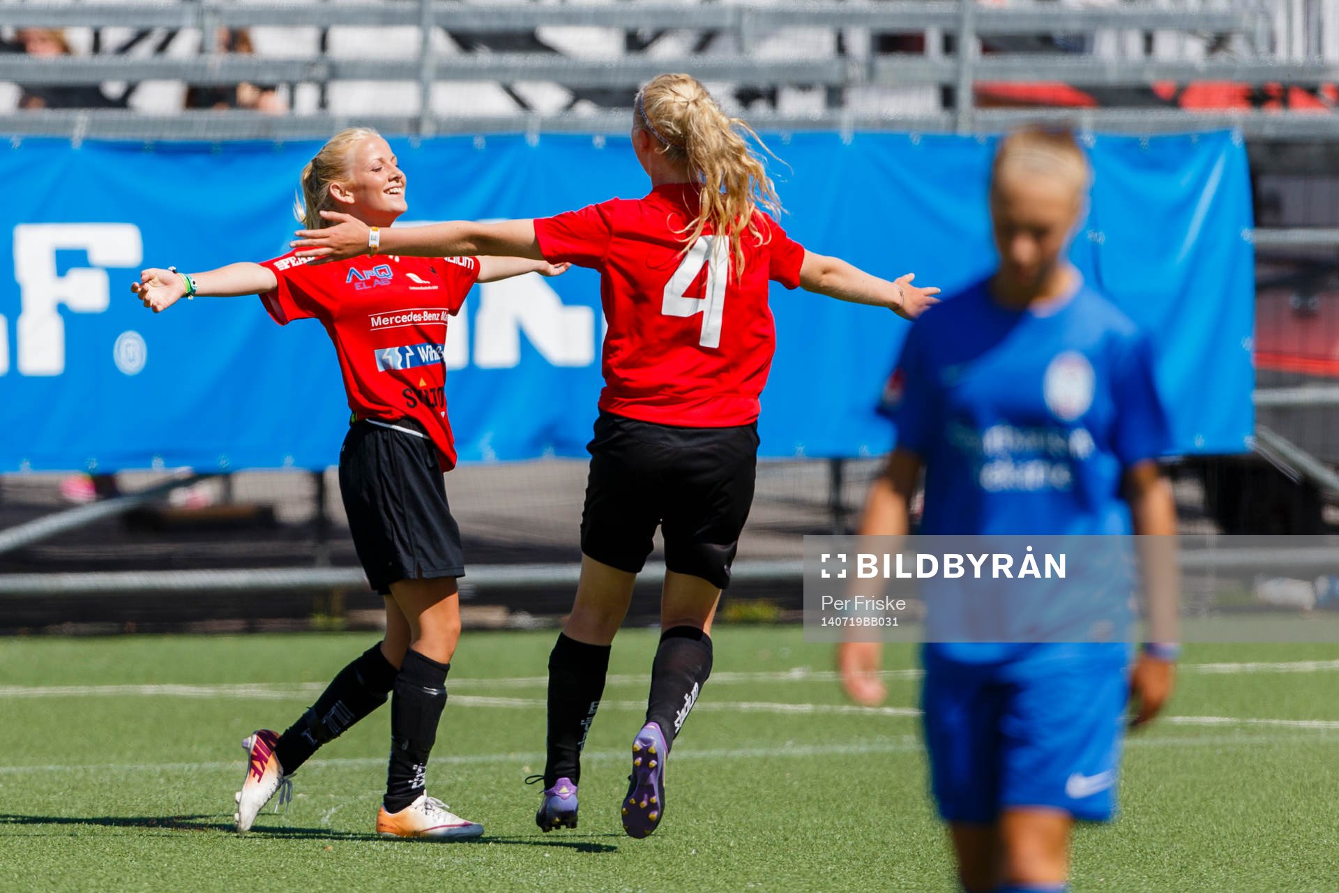 Final i G15 mellan LB07 och Eskilstuna United DFF under Gothia Cup den 19 juli 2014 i Göteborg .