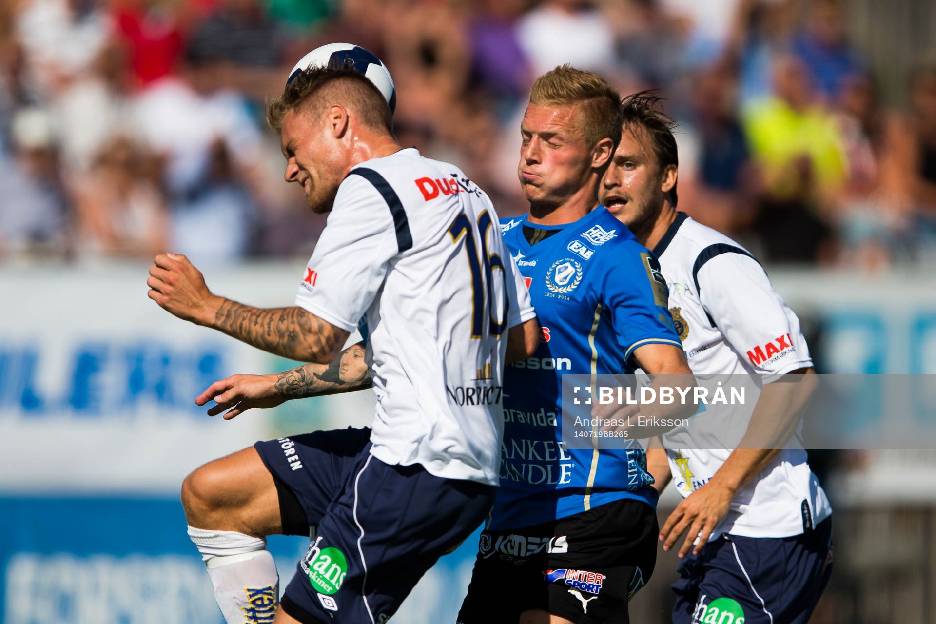 Gefles David Fällman och Skuli Jon Fridgeirsson försvarar