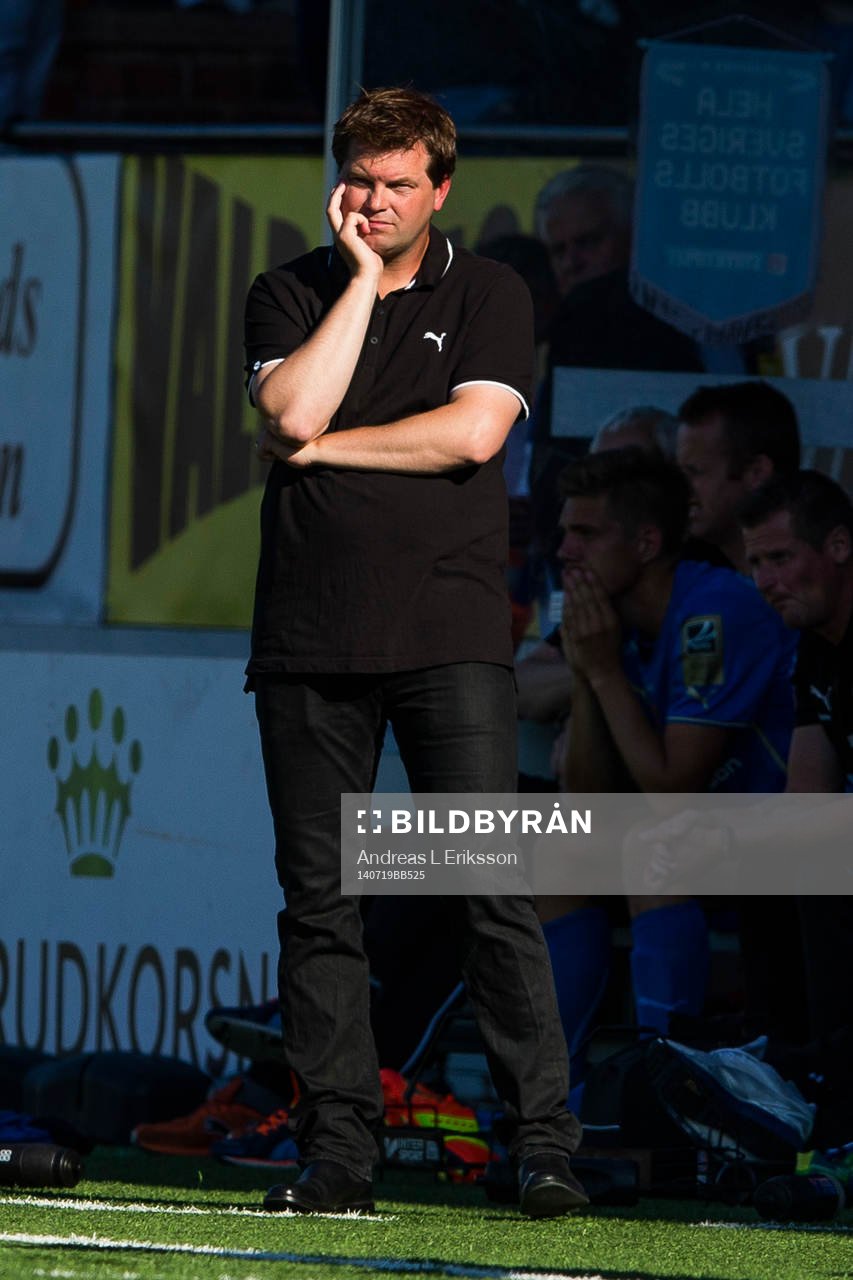 Halmstads tränare Jens Gustafsson