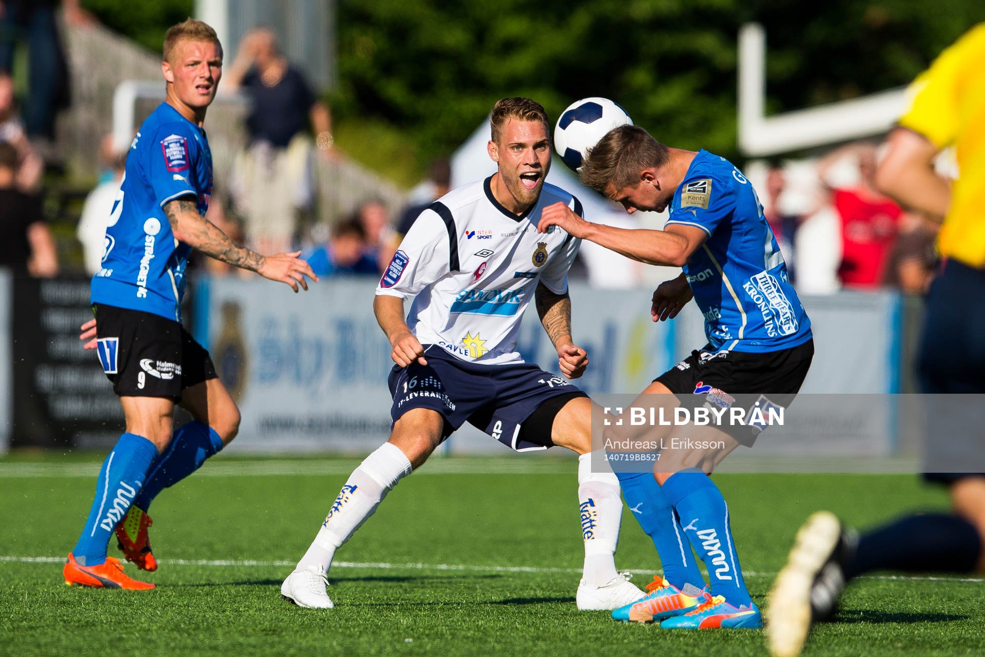 Gefles David Fällman och Halmstads Simon Silverholt