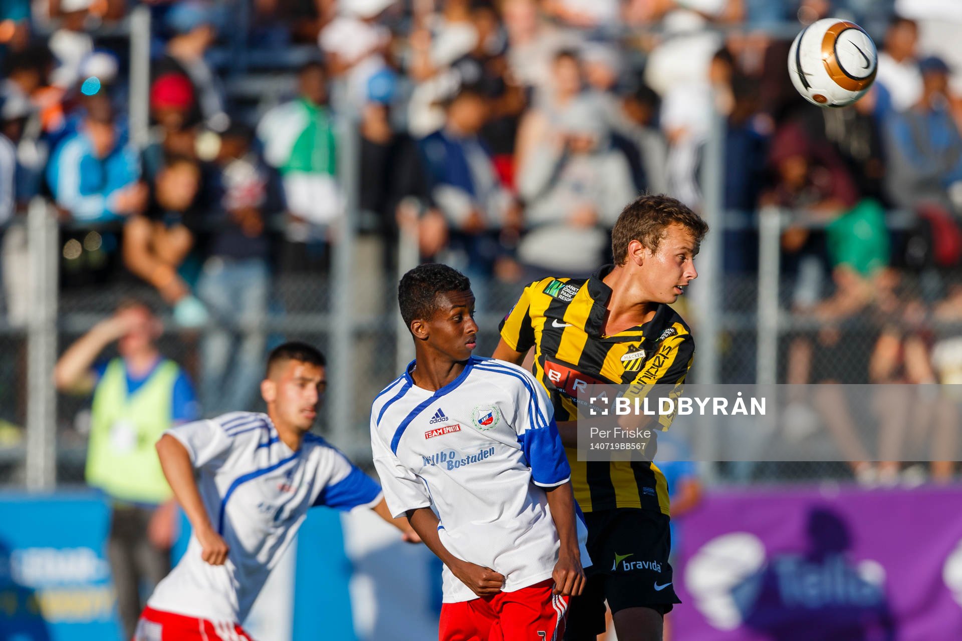 Final i B18 mellan BK Häcken och Lärje Angered IF under Gothia Cup den 19 juli 2014 i Göteborg .