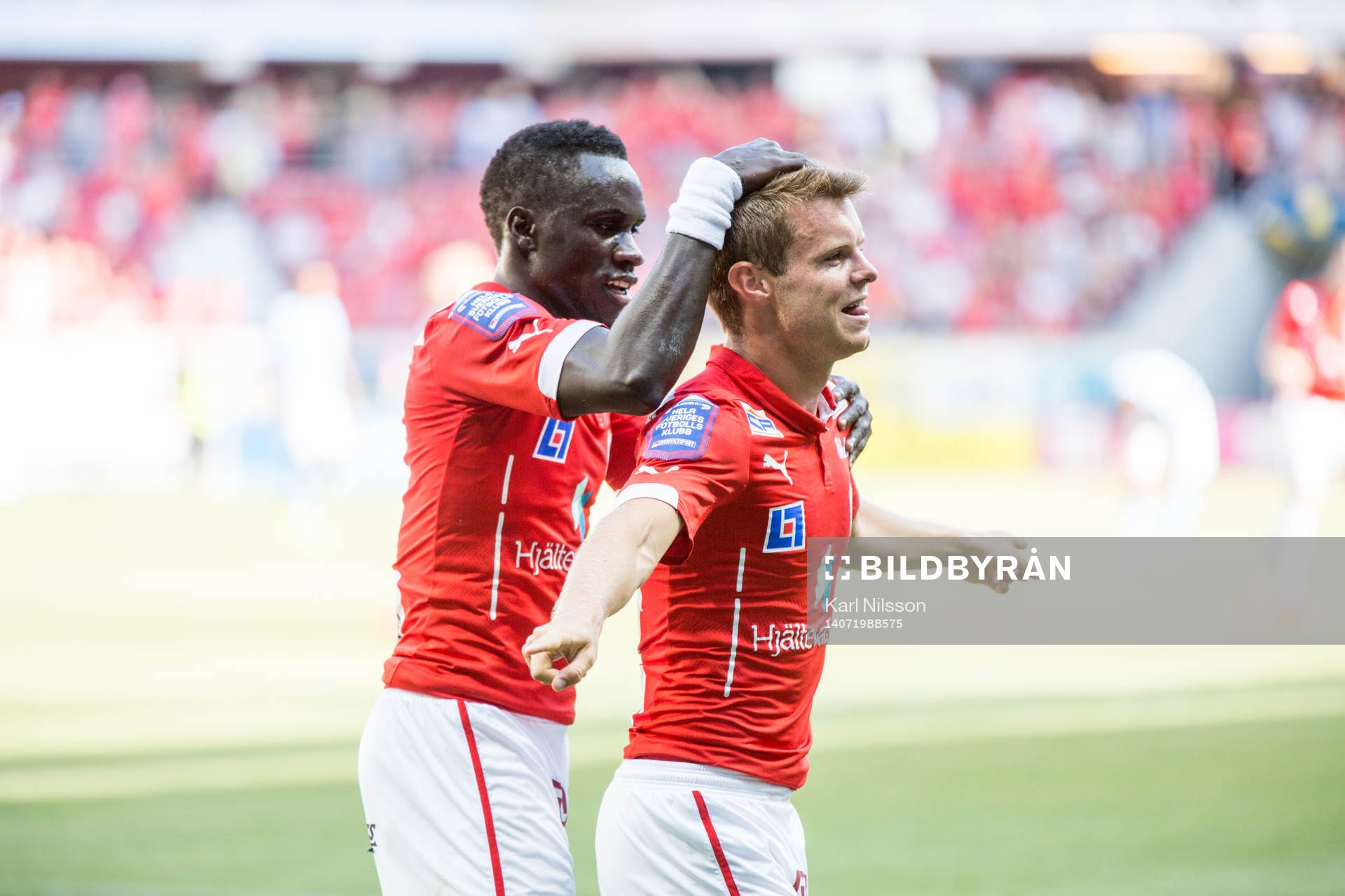 Kalmars Måns Söderqvist jublar