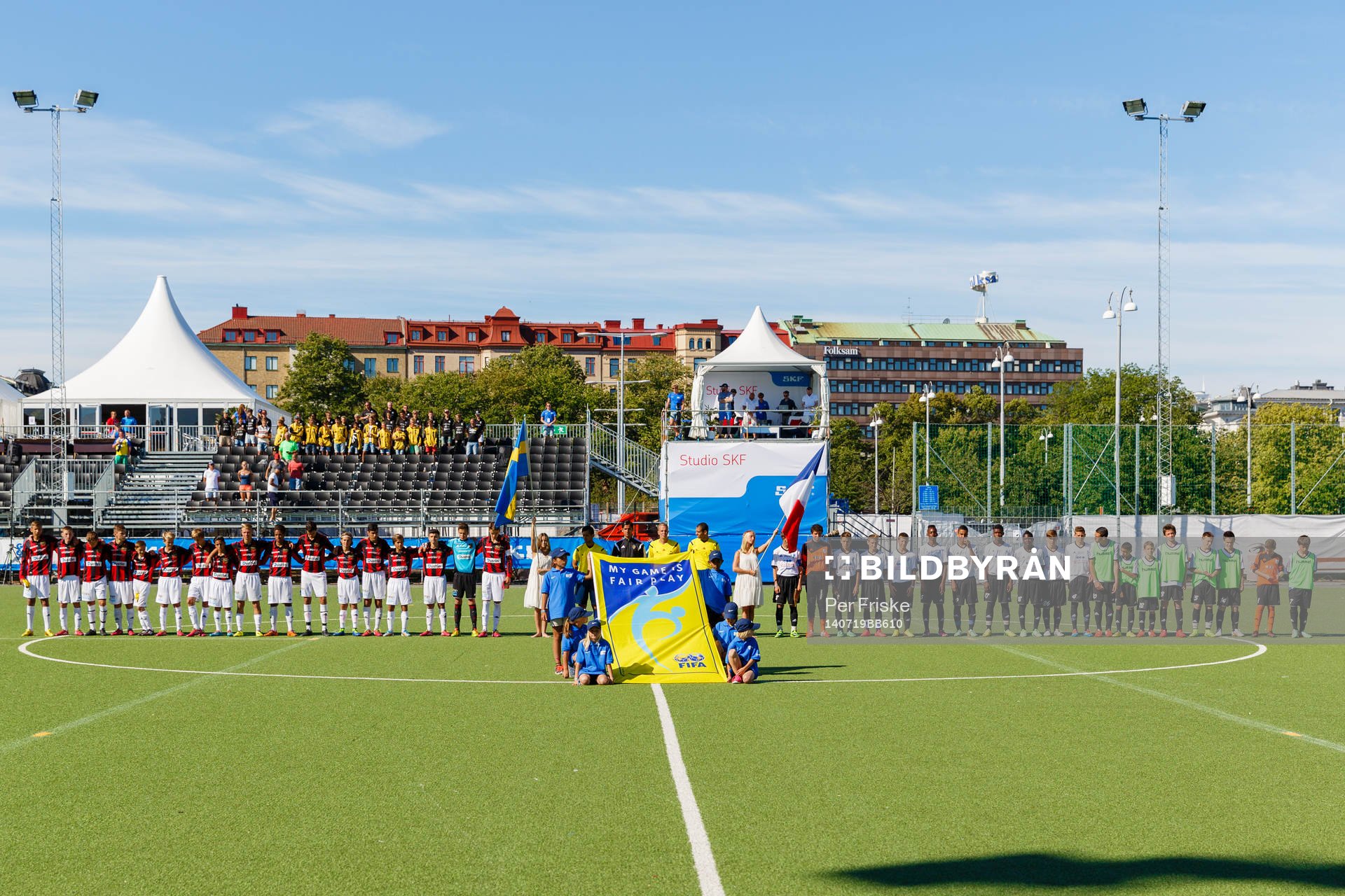 Final i B14 mellan Senlis U.S.M och IF Brommapojkarna under Gothia Cup den 19 juli 2014 i Göteborg .