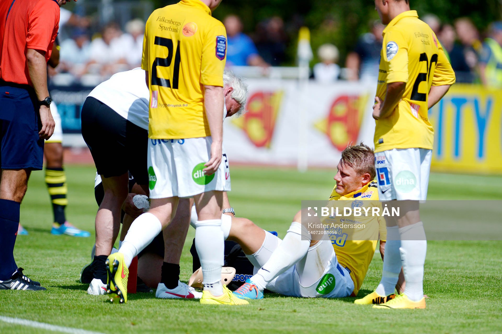 Falkenbergs Matteo Blomqvist-Zampi skadas
