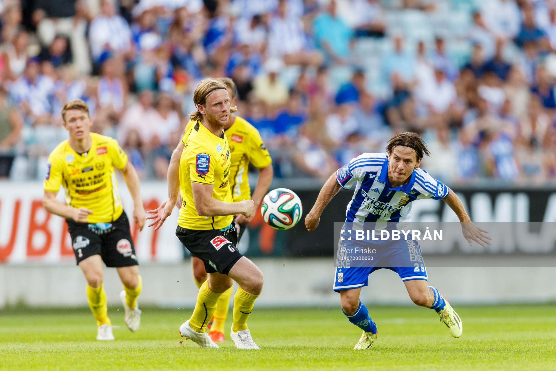 Mjällbys Gudmann Thorisson och IFK Göteborgs Lasse Vibe