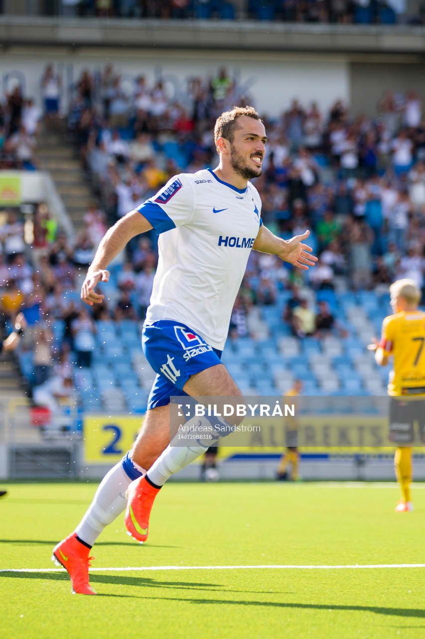 Norrköpings Emir Kujovic jublar