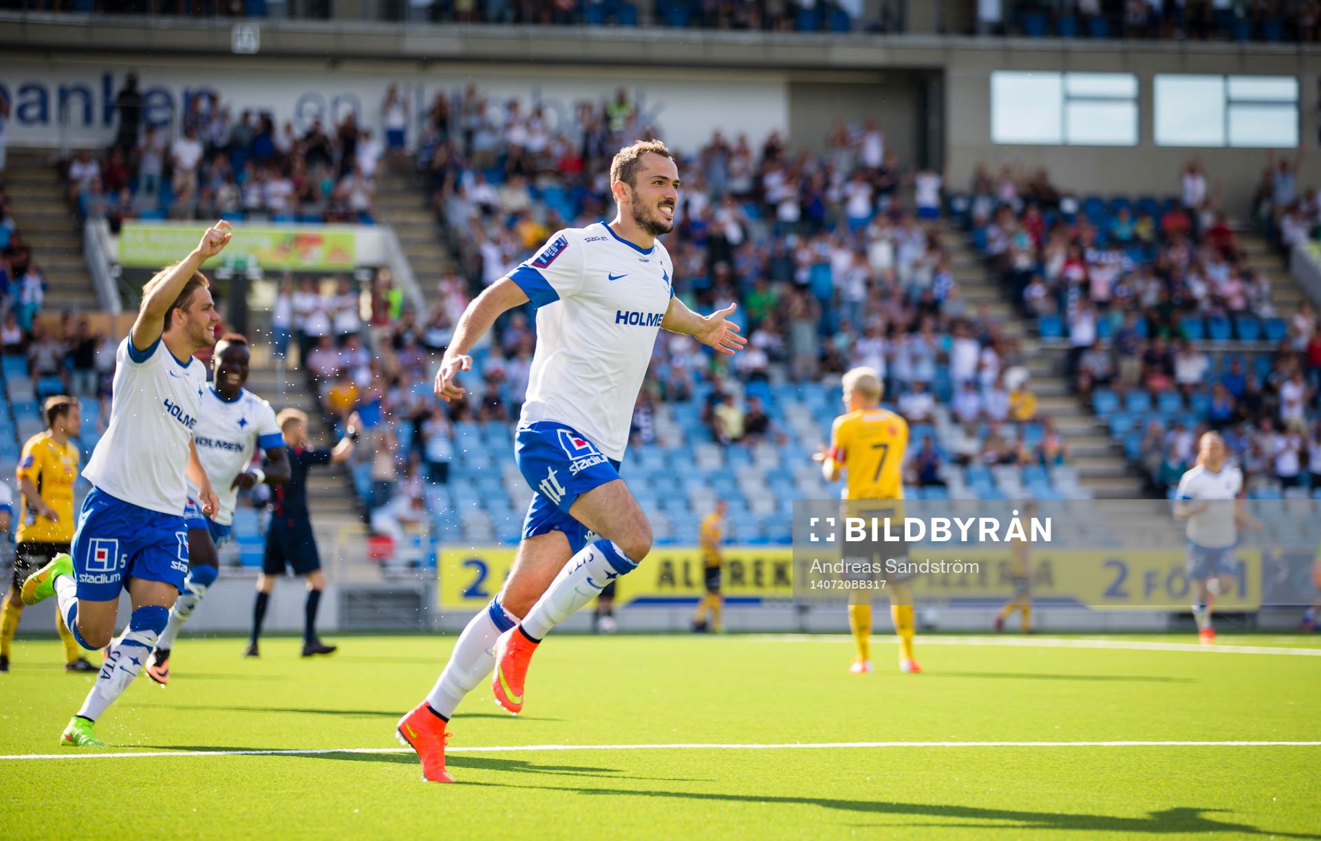 Norrköpings Emir Kujovic jublar
