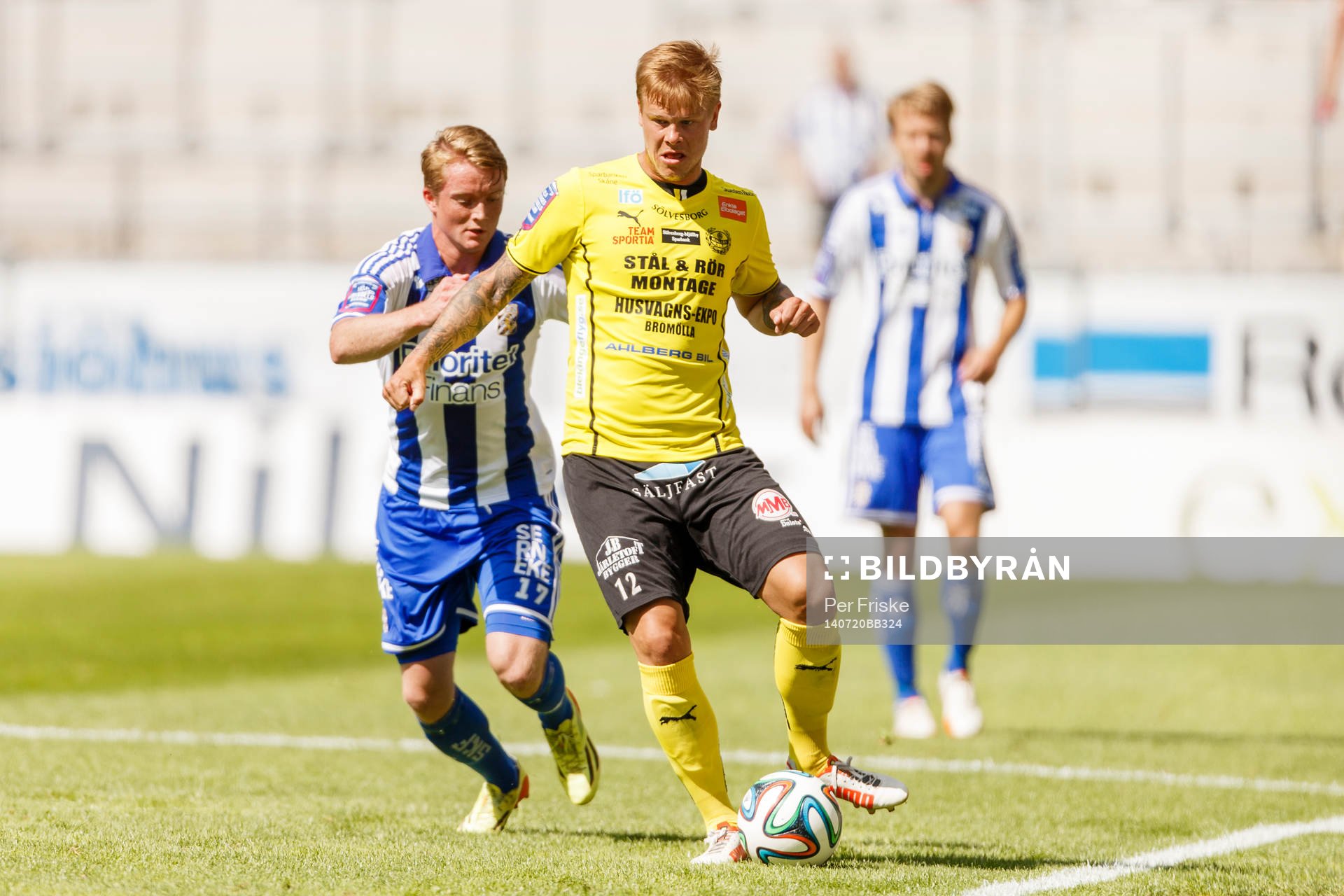 Mjällbys David Löfquist och IFK Göteborgs Sam Larsson