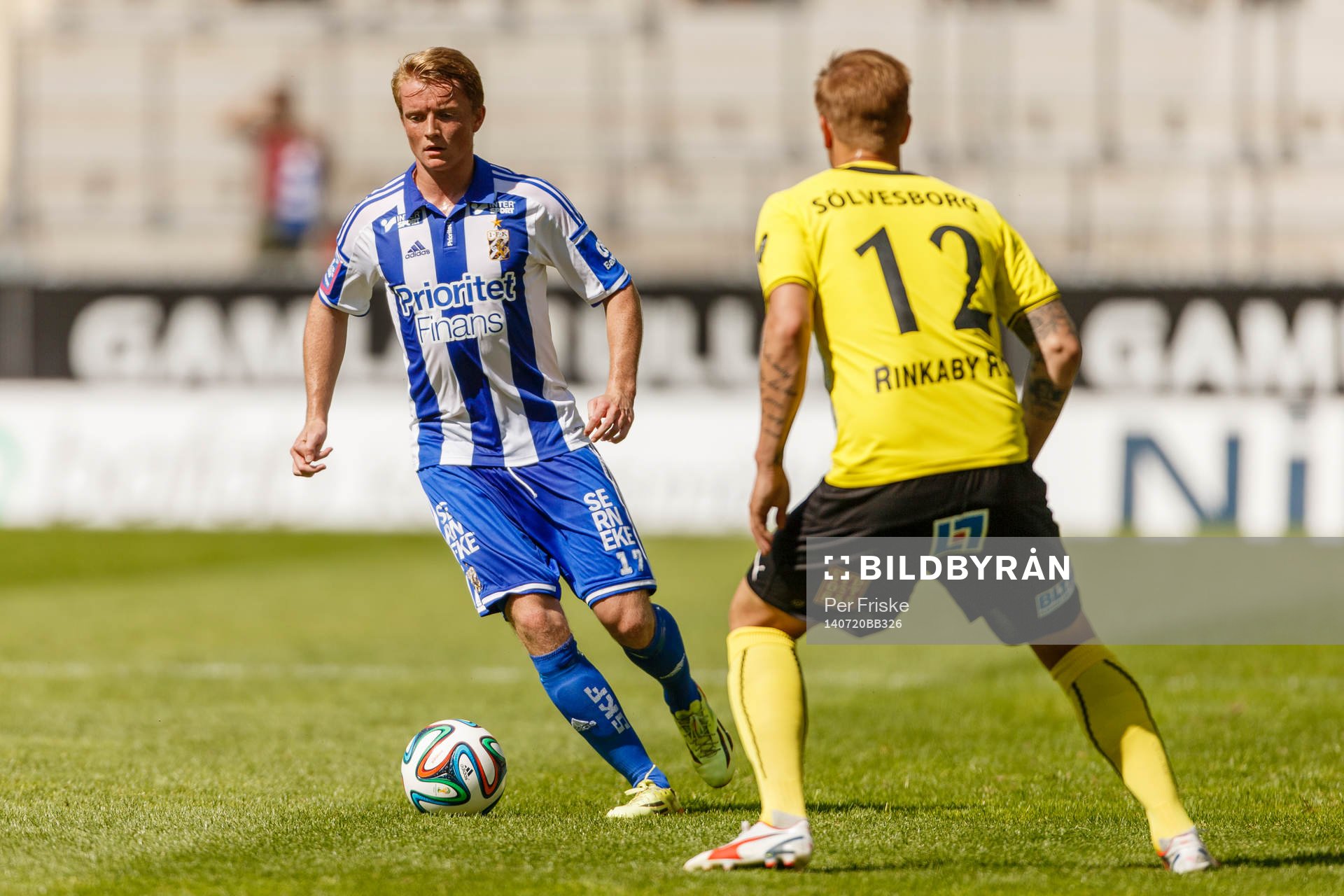 Mjällbys David Löfquist och IFK Göteborgs Sam Larsson