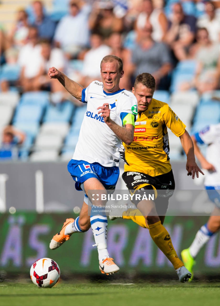 Norrköpings Andreas Johansson och Elfsborgs Viktor Claesson