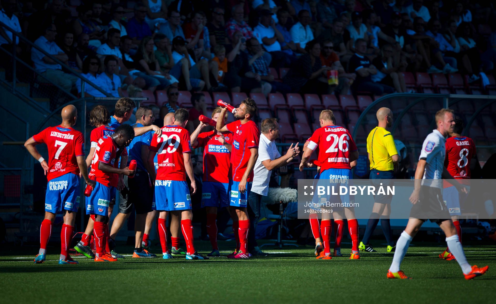 Helsingborg har vattenpaus