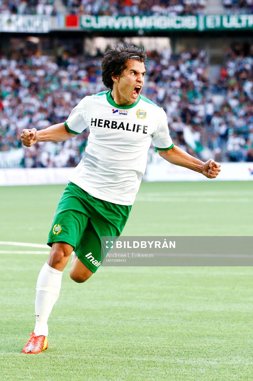 Hammarbys Lars Fuhre jublar