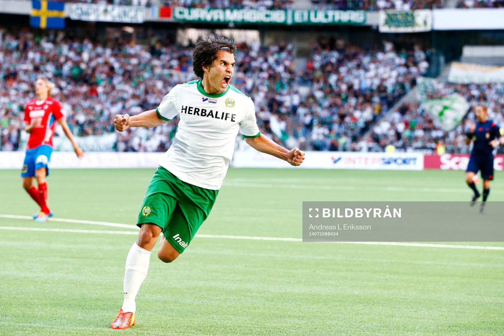 Hammarbys Lars Fuhre jublar