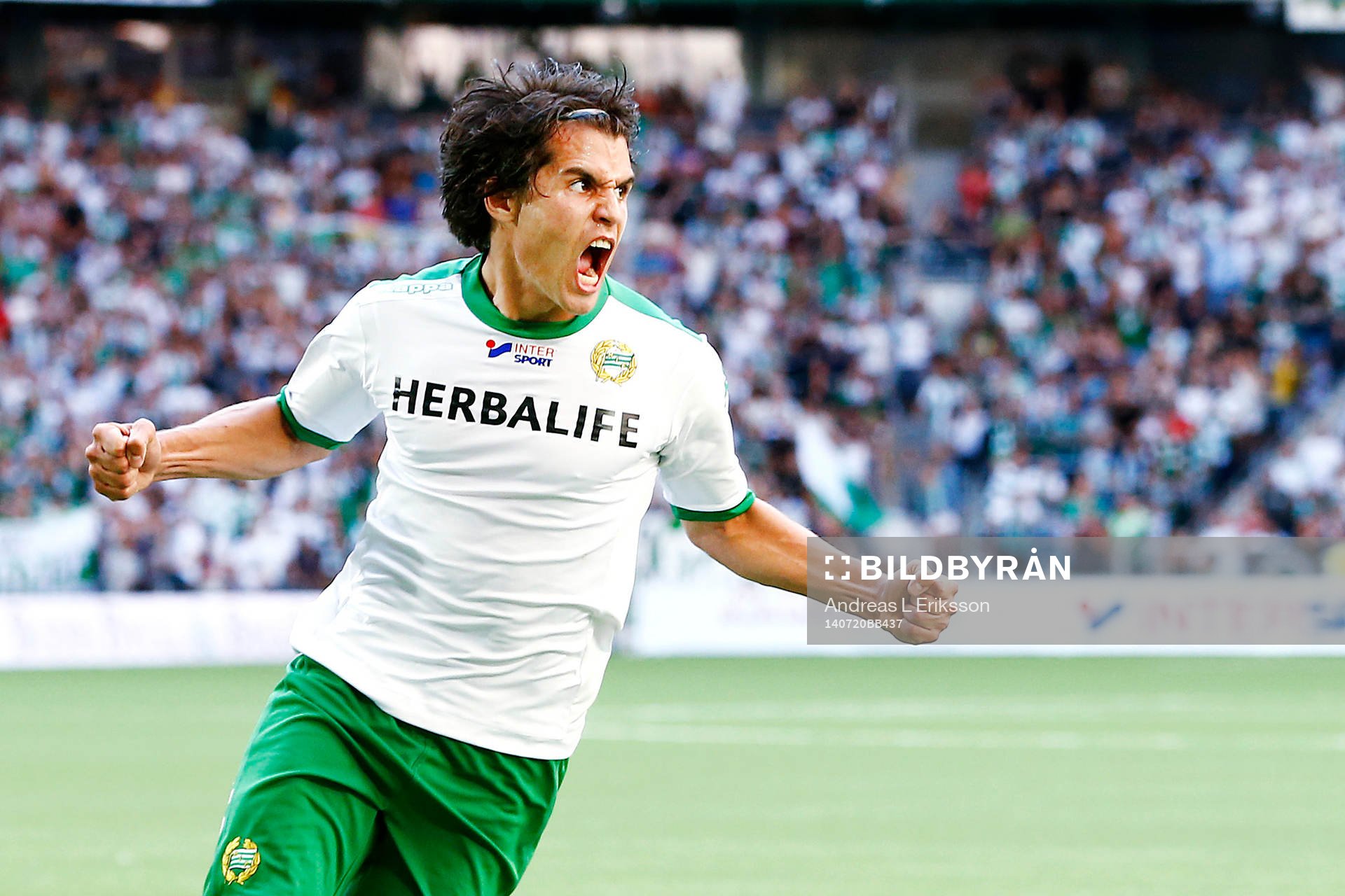 Hammarbys Lars Fuhre jublar