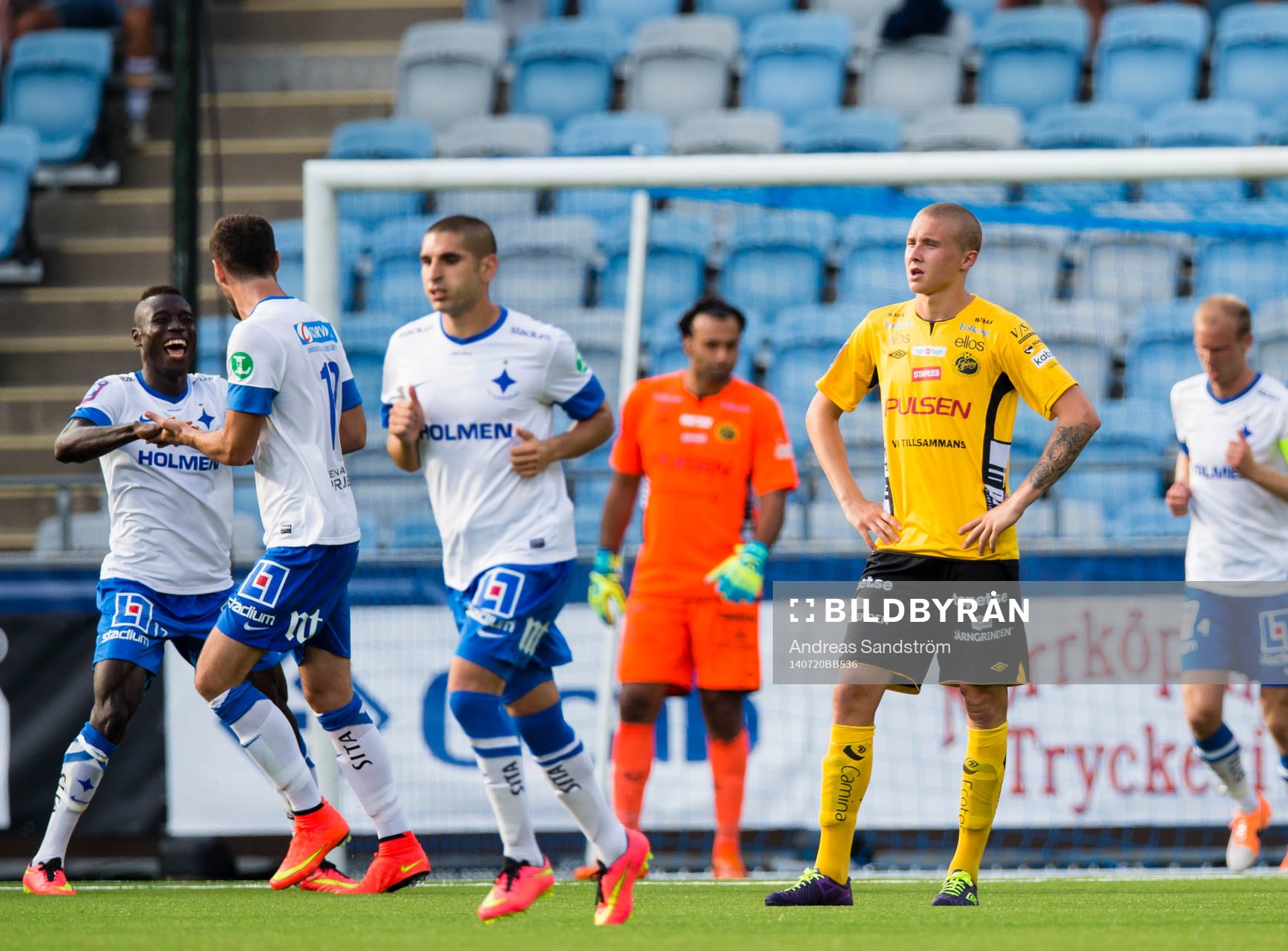 Elfsborgs Sebastian Holmén ser deppig ut