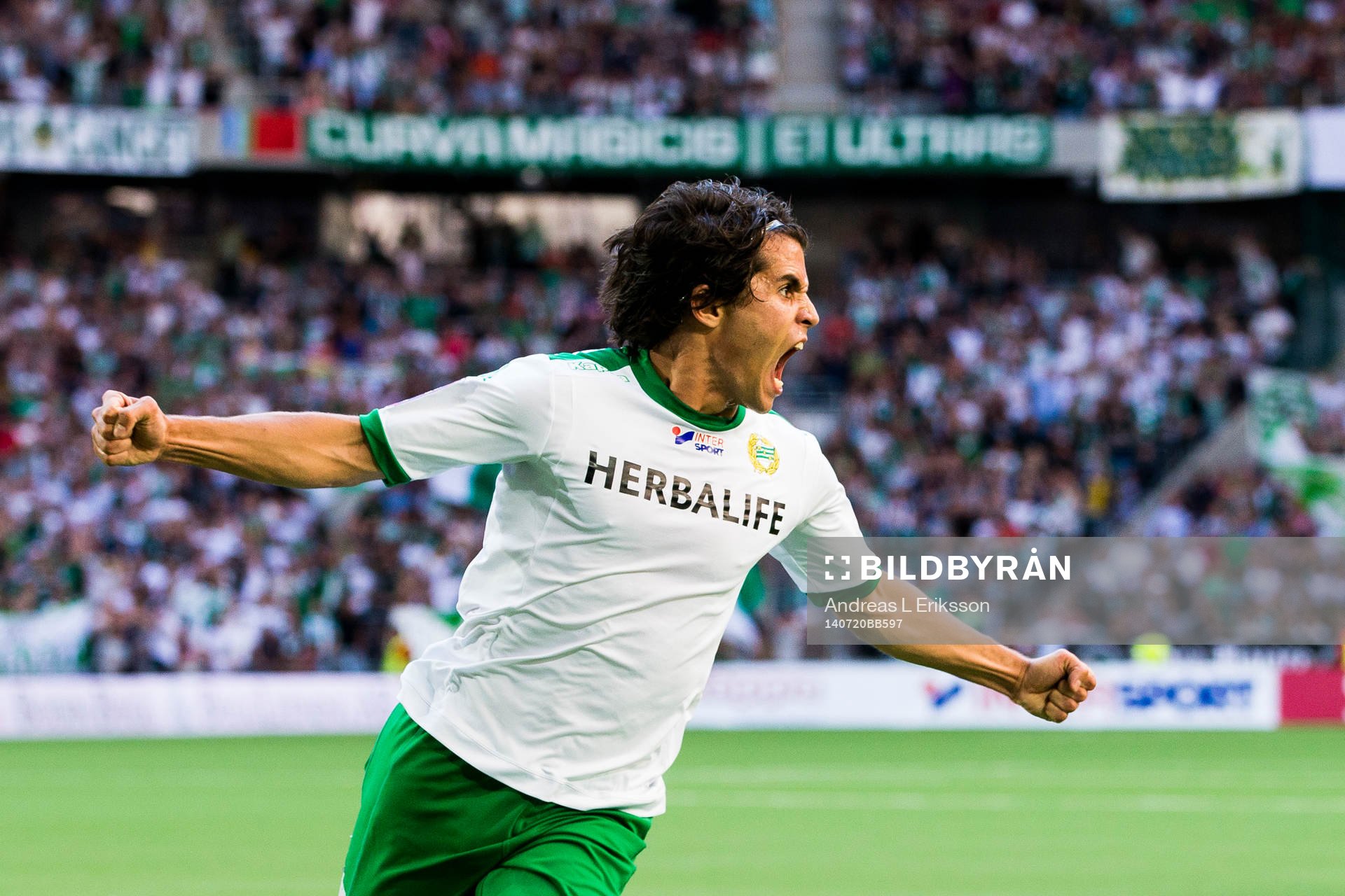 Hammarbys Lars Fuhre jublar