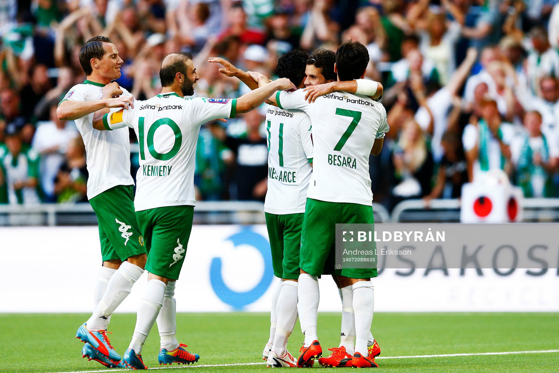 Hammarbys Lars Fuhre jublar