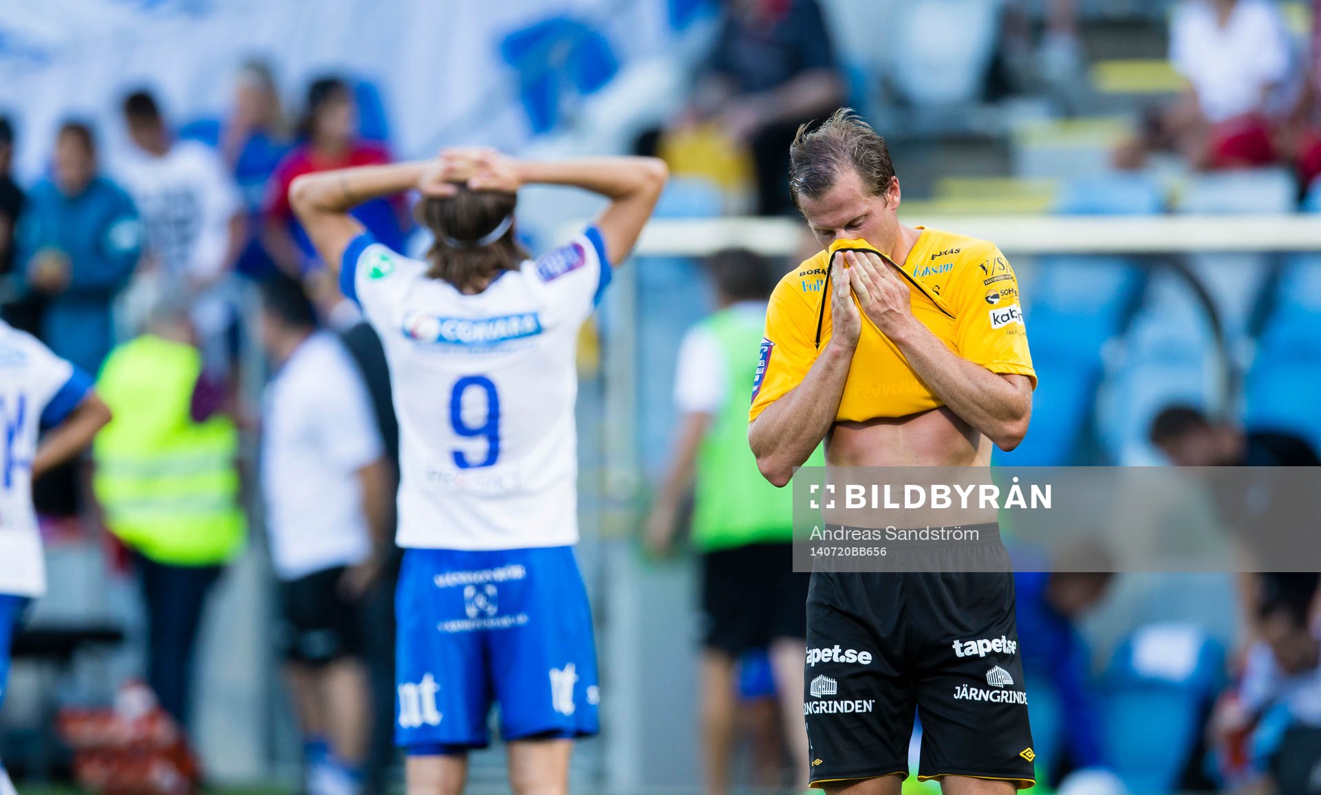 Elfsborgs Daniel Mobaeck ser deppig ut