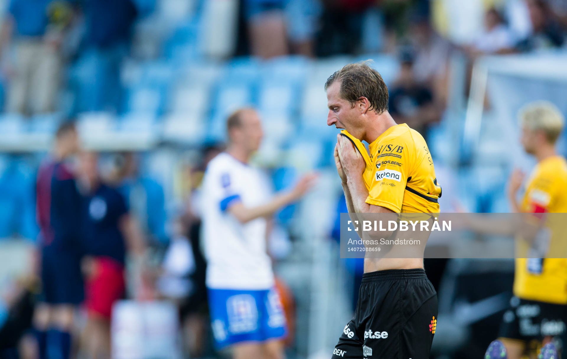 Elfsborgs Daniel Mobaeck ser deppig ut