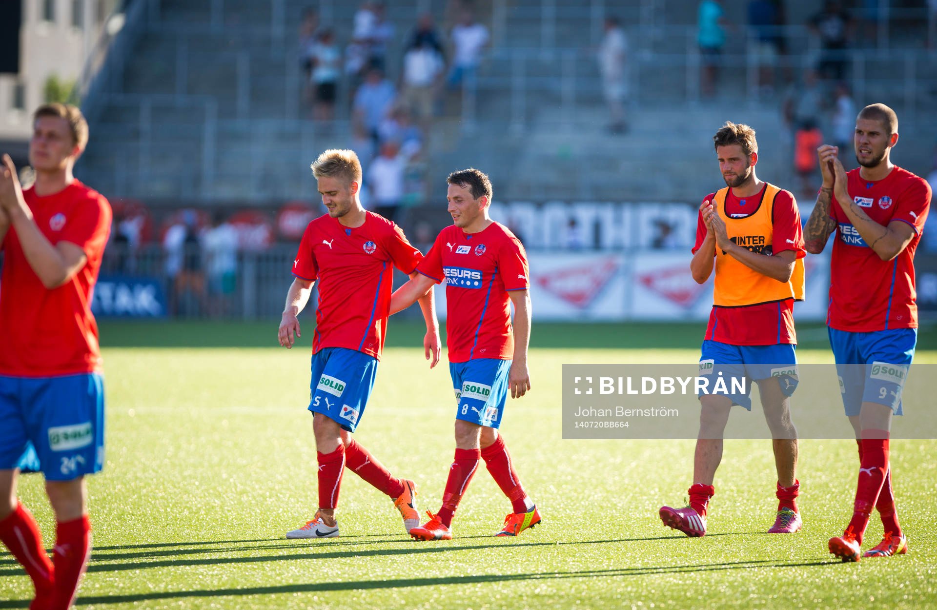 Helsingborgs Johan Mårtensson, Ardian Gashi och Robin