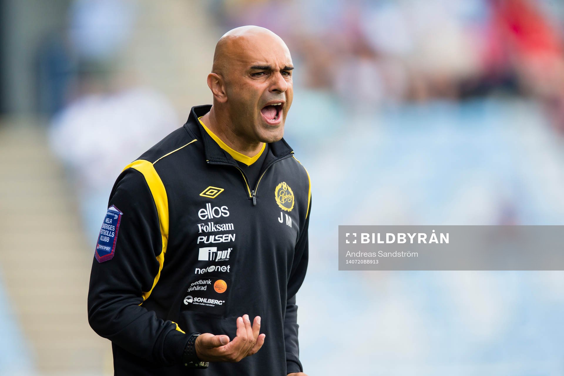 Elfsborgs tränare Jan Mian reagerar