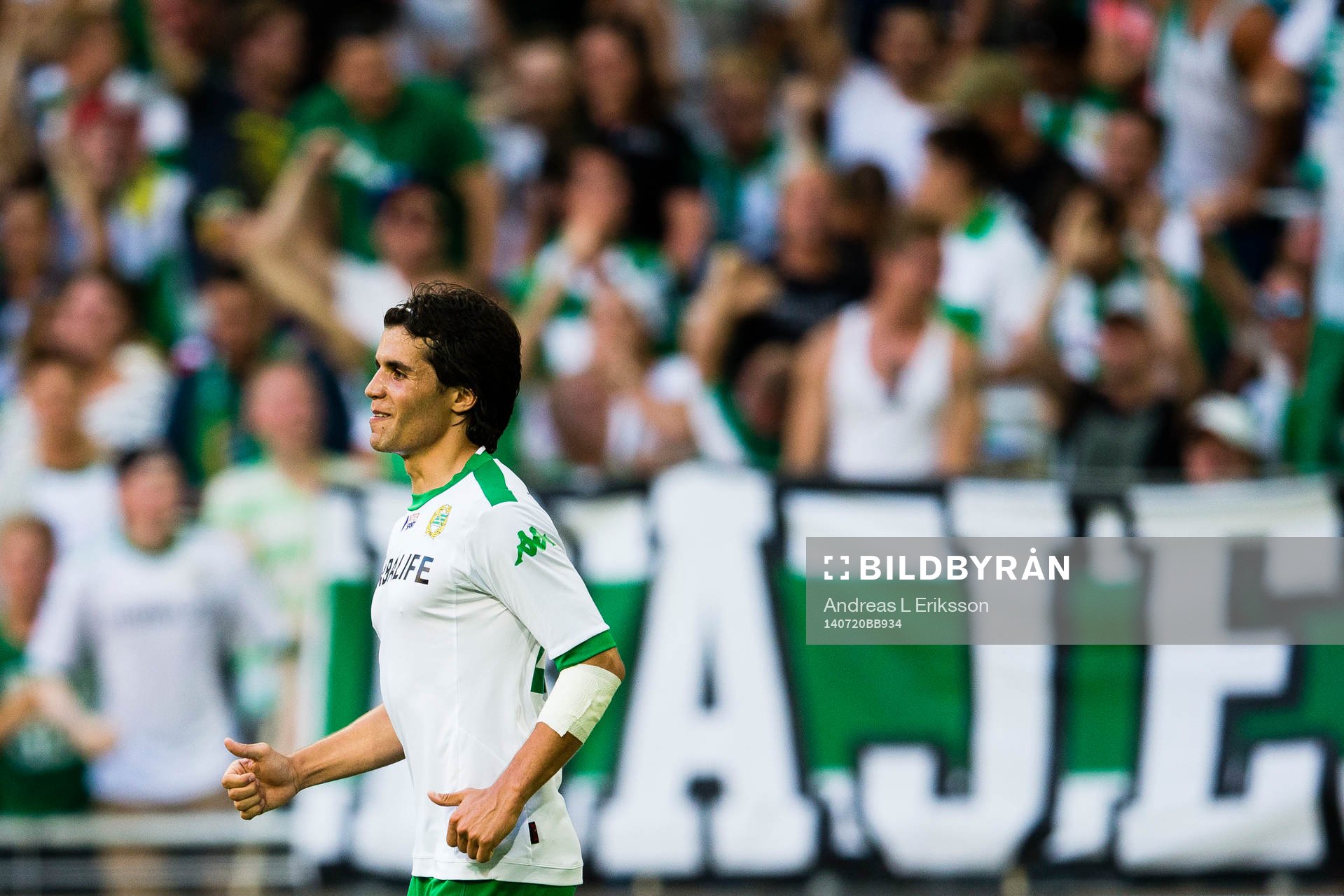 Hammarbys Lars Fuhre jublar