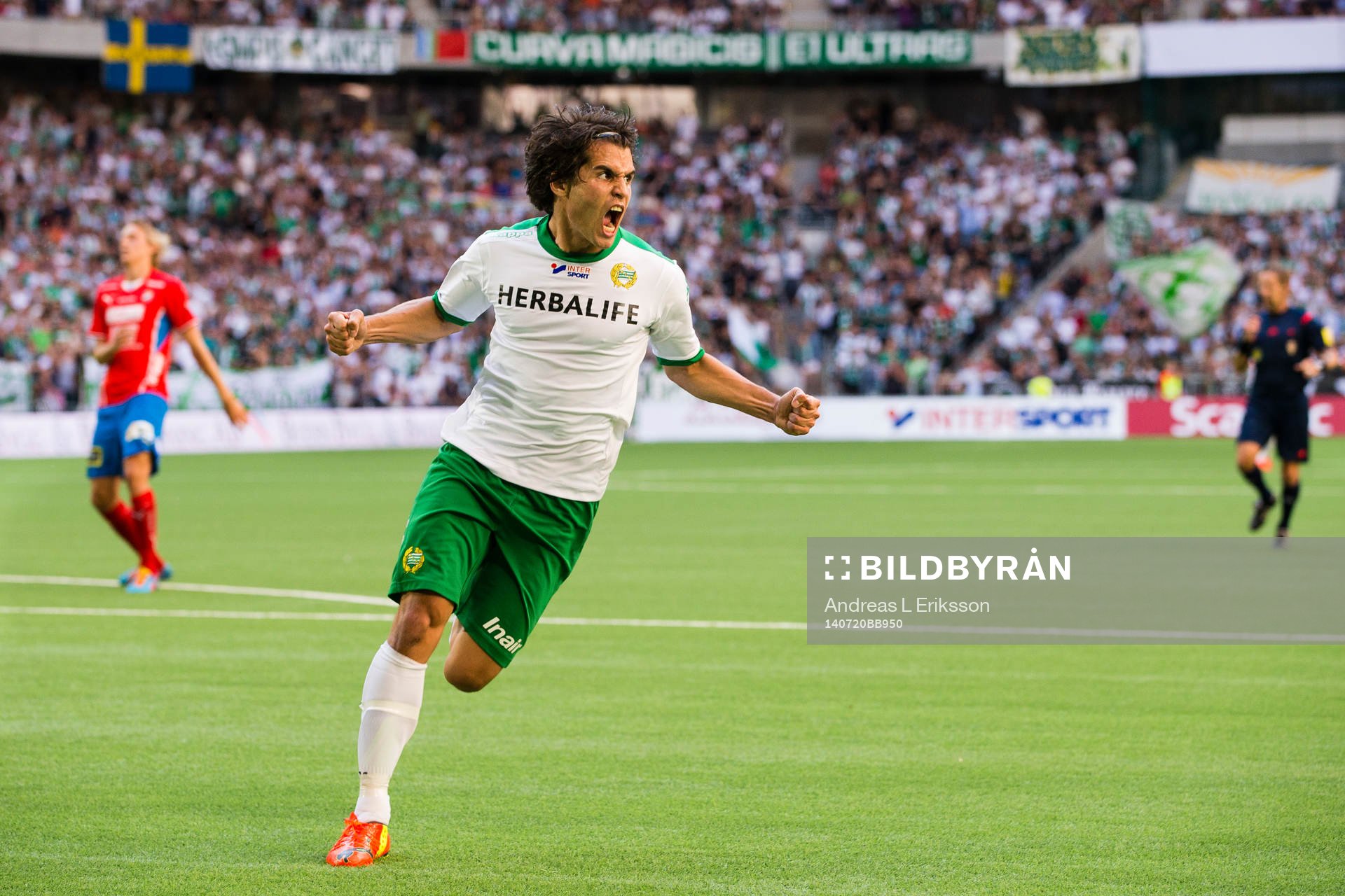 Hammarbys Lars Fuhre jublar