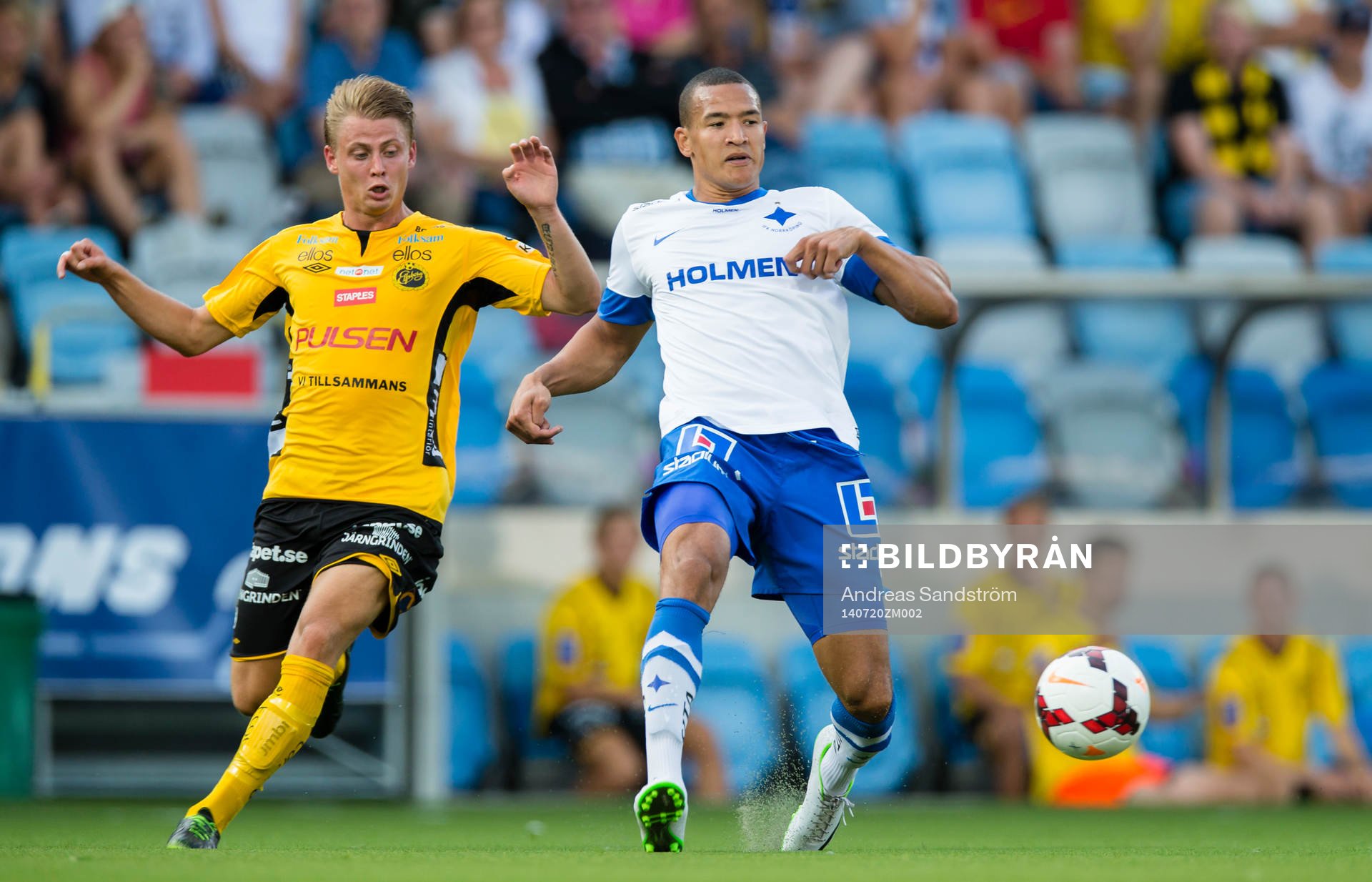 Elfsborgs Simon Hedlund och Norrköpings Edvard Skagestad