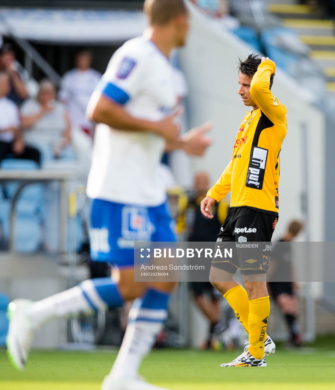Elfsborgs Mikkel Beckmann ser besviken ut