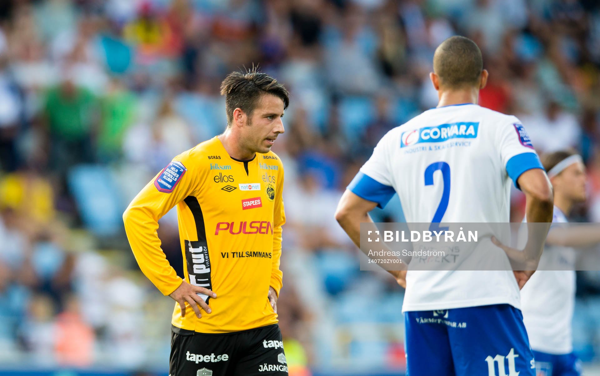 Elfsborgs Mikkel Beckmann ser deppig ut