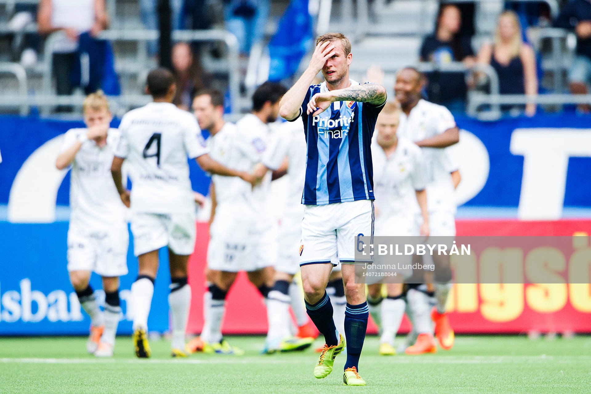 Djurgårdens Aleksander Faltsetas deppar